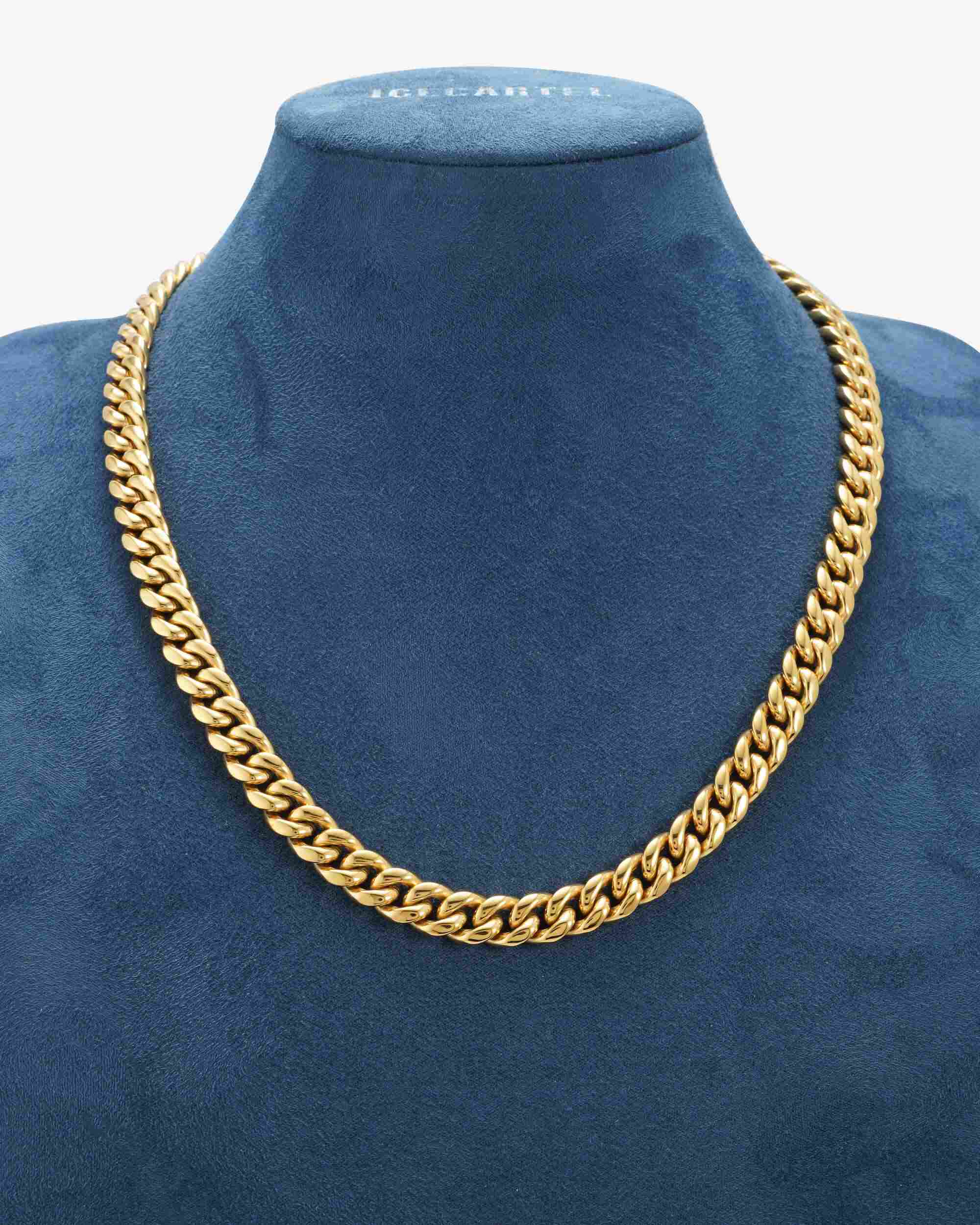 10MM Cuban Link Chain 10K Solid Gold (view 2 of 4)