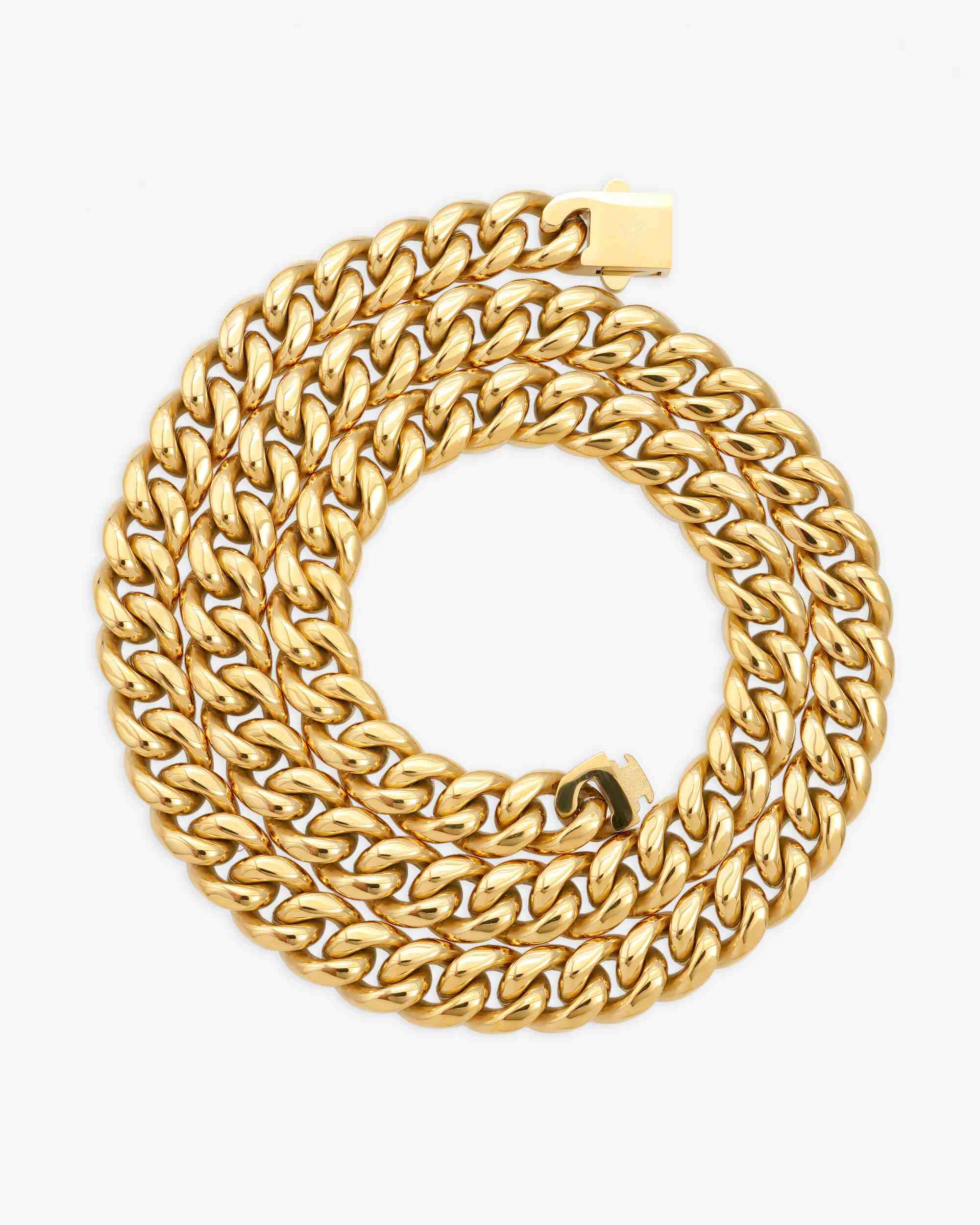 10MM Cuban Link Chain 10K Solid Gold (view 4 of 4)