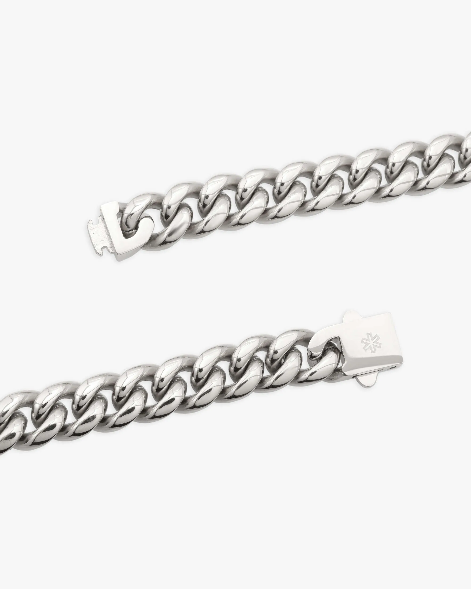 10MM Cuban Link Chain Solid 925 Silver (view 3 of 4)