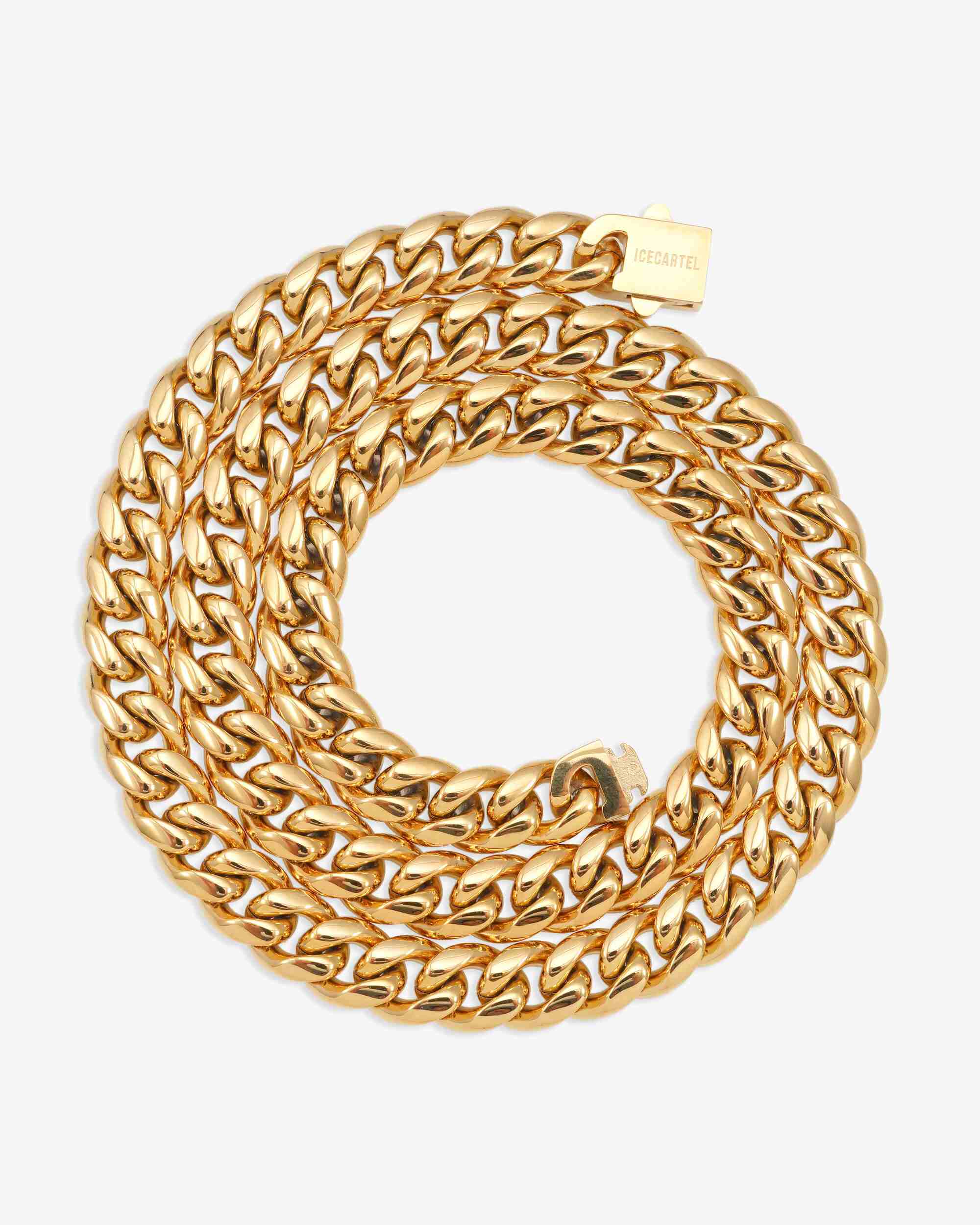 10MM Cuban Link Chain 14K Gold (view 4 of 4)