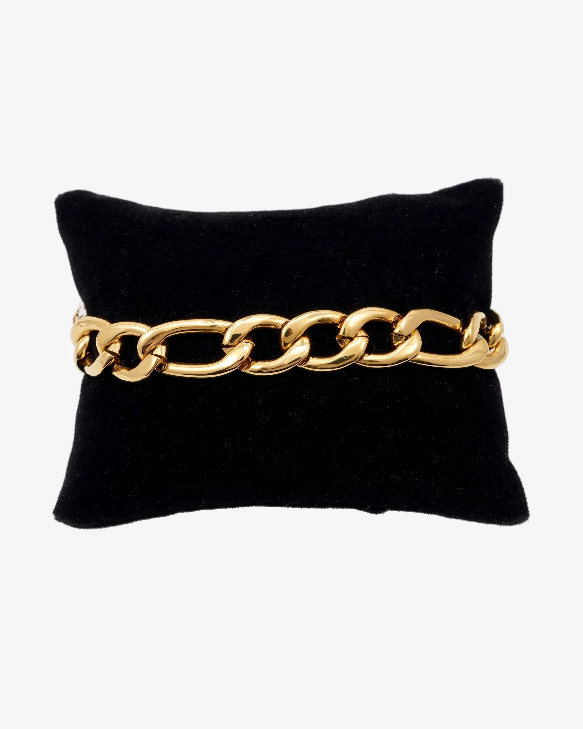 10MM Figaro Bracelet 14K Gold - chain (view 3 of 3)