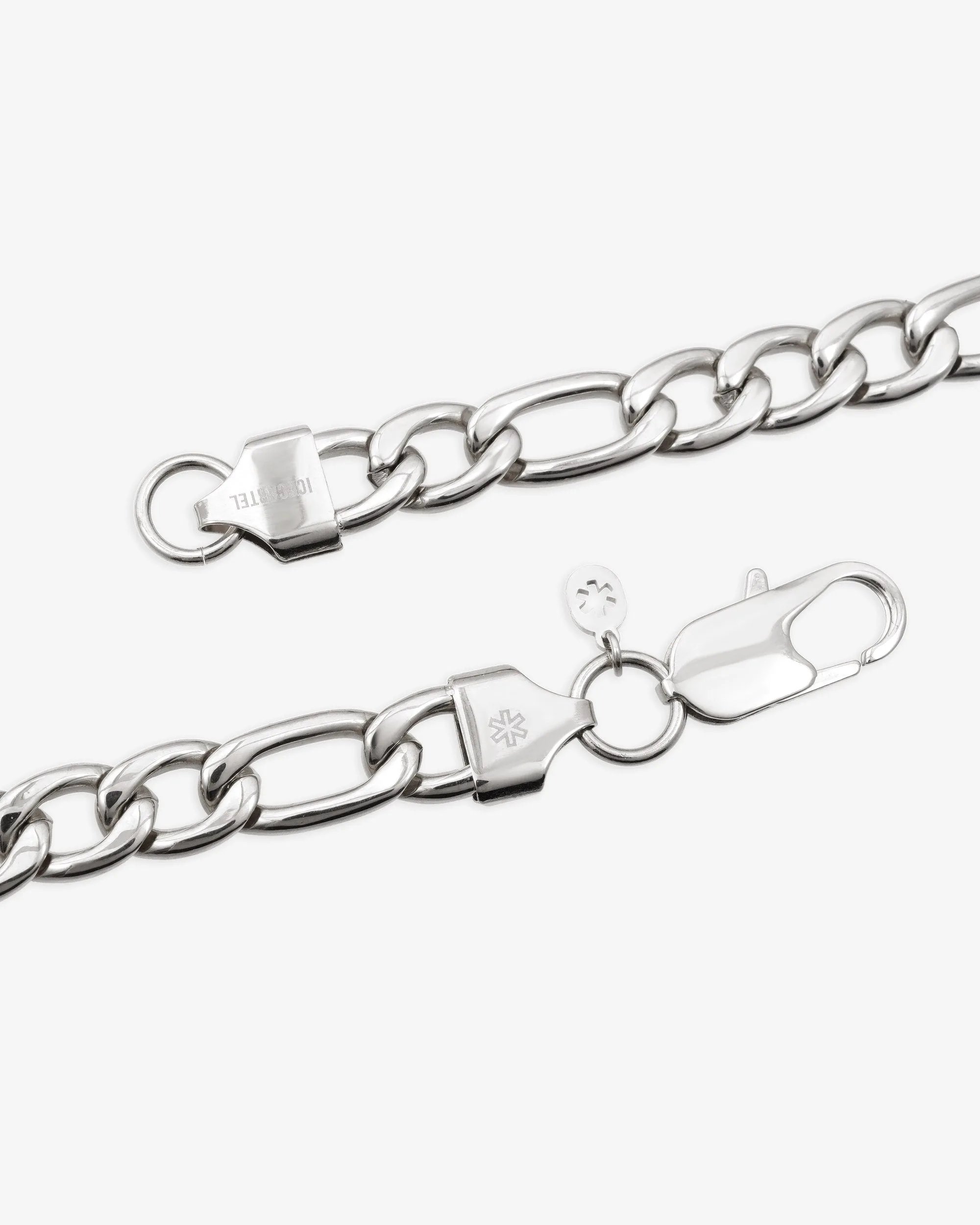 10MM Figaro Chain Silver (view 3 of 3)