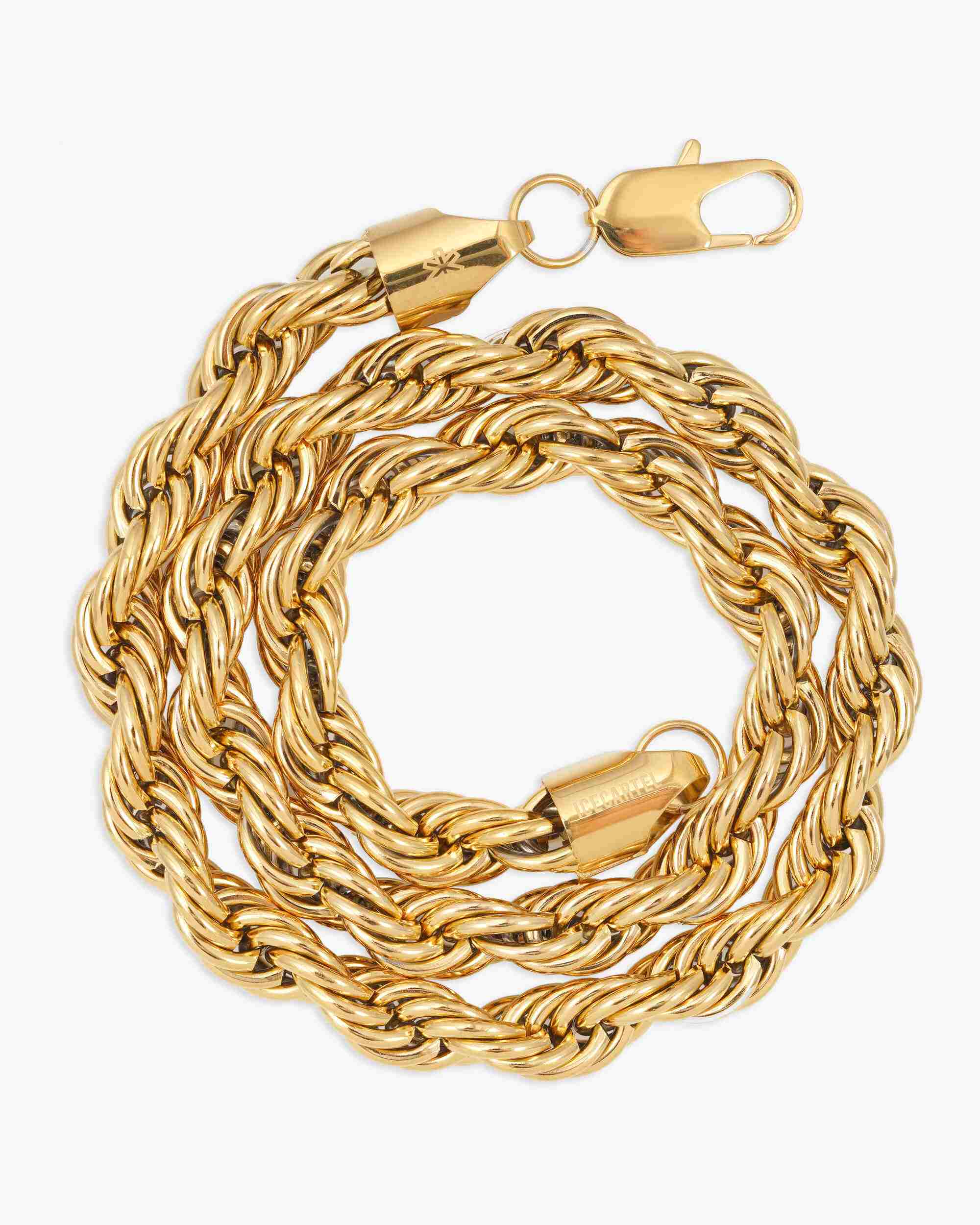 10MM Rope Chain 14K Gold (view 7 of 7)