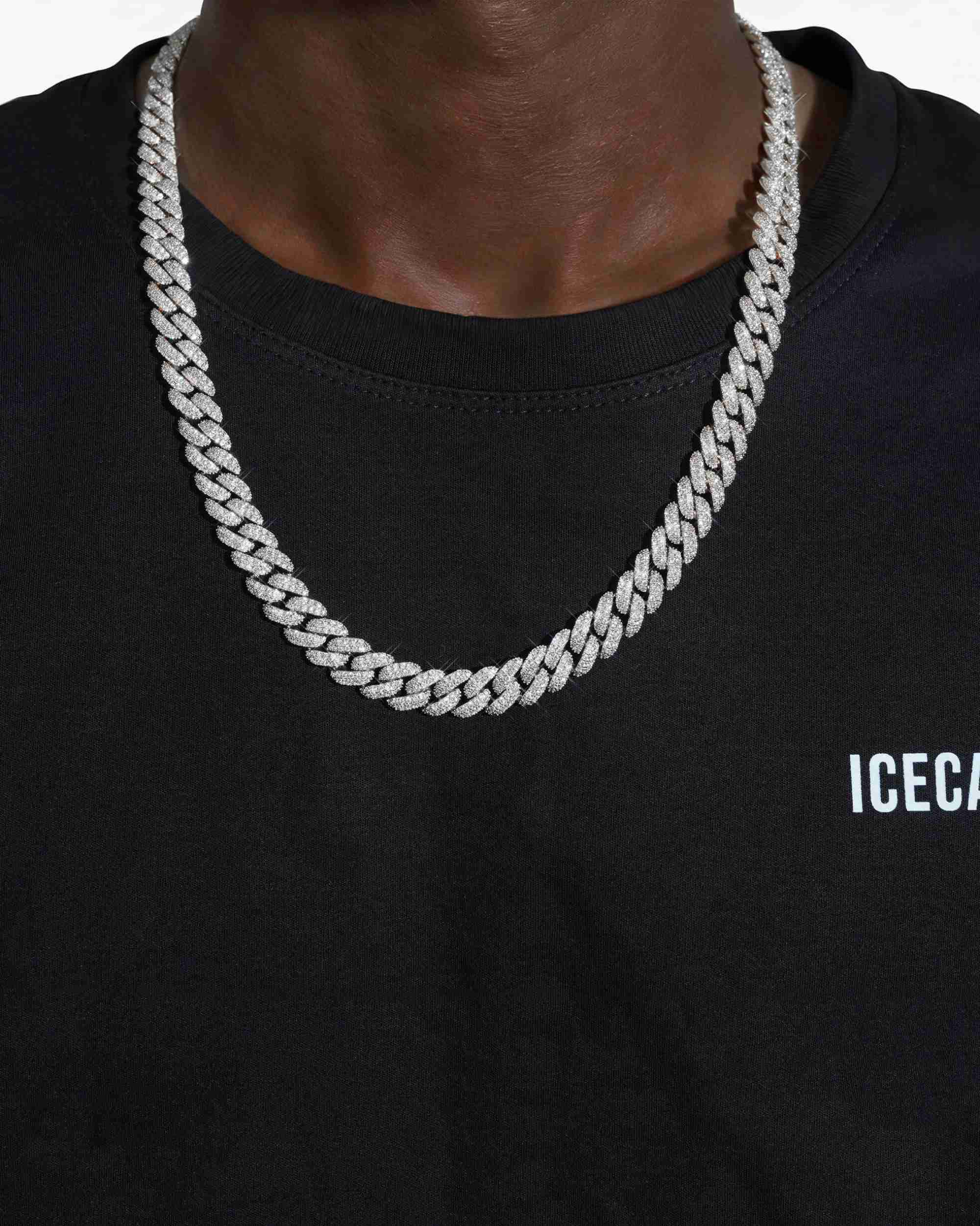 10MM Iced Out VVS Miami Cuban Link Chain 14K Gold (view 2 of 13)