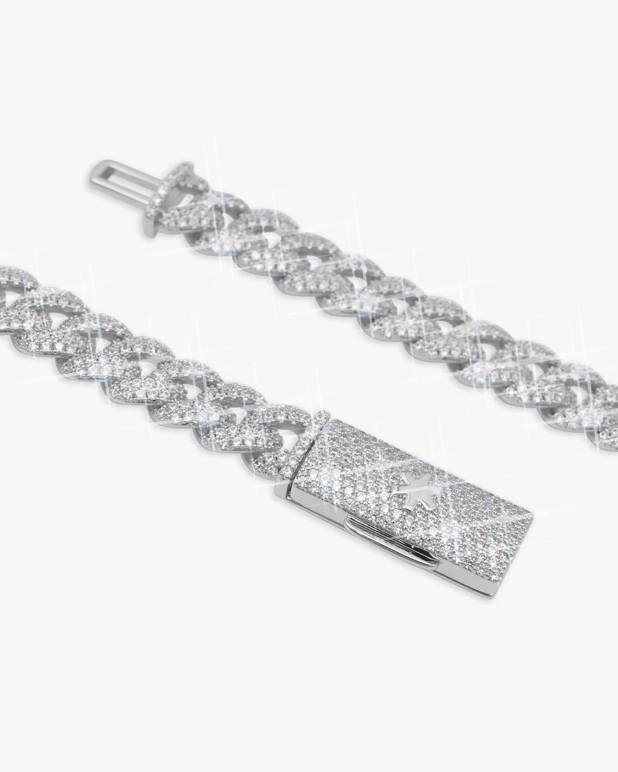 10MM Iced Out VVS Miami Cuban Link Chain 14K Gold (view 3 of 13)