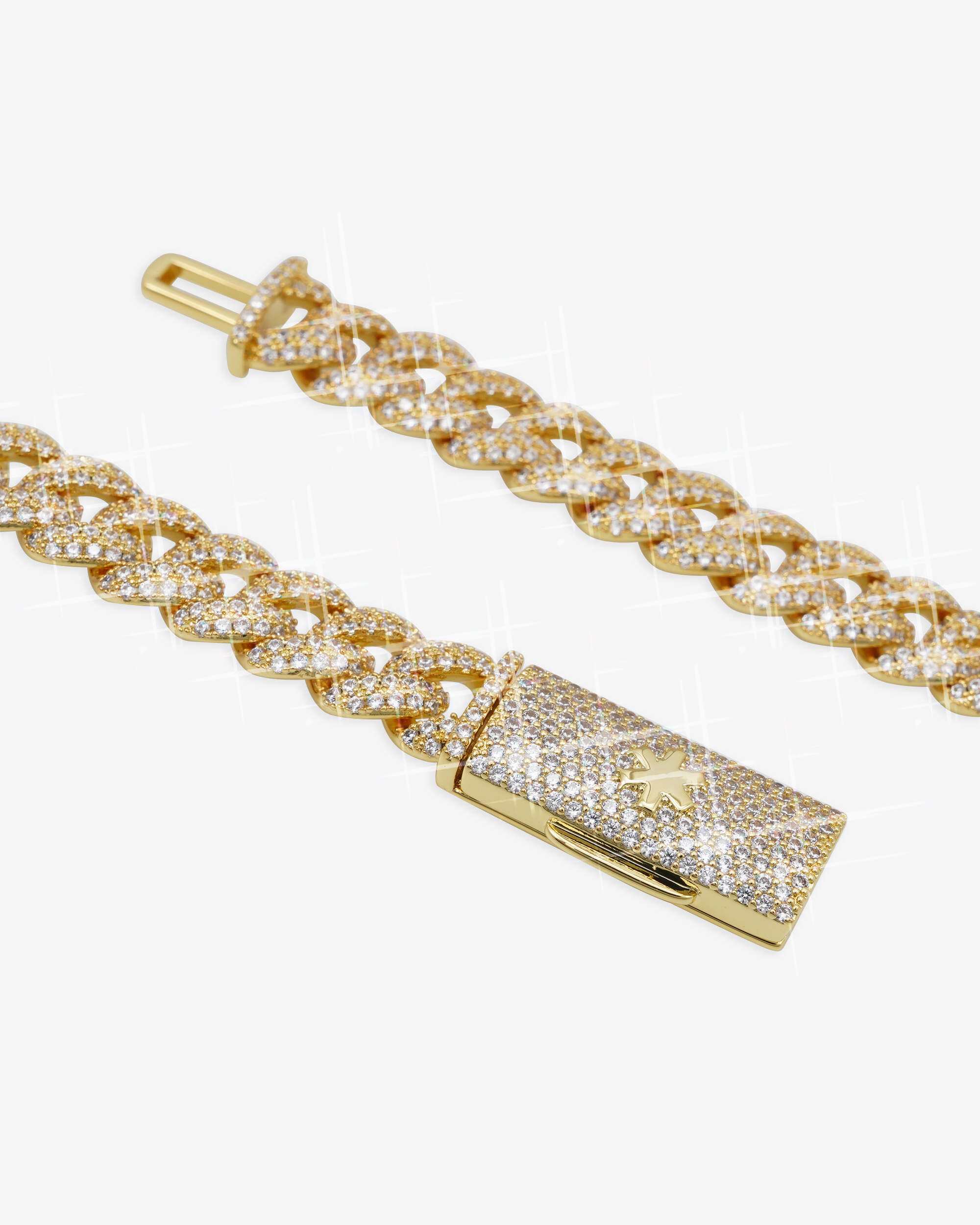 10MM Iced Out VVS Miami Cuban Link Chain 14K Gold (view 8 of 13)