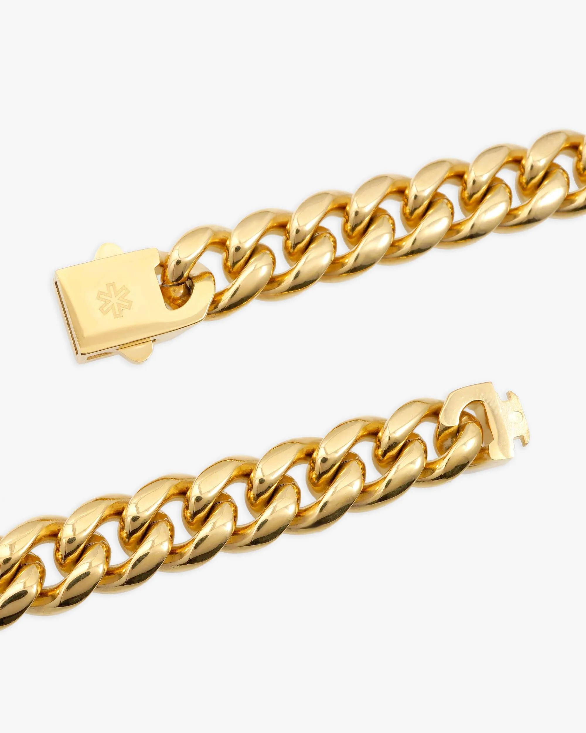12MM Cuban Link Chain 10K Solid Gold (view 3 of 4)