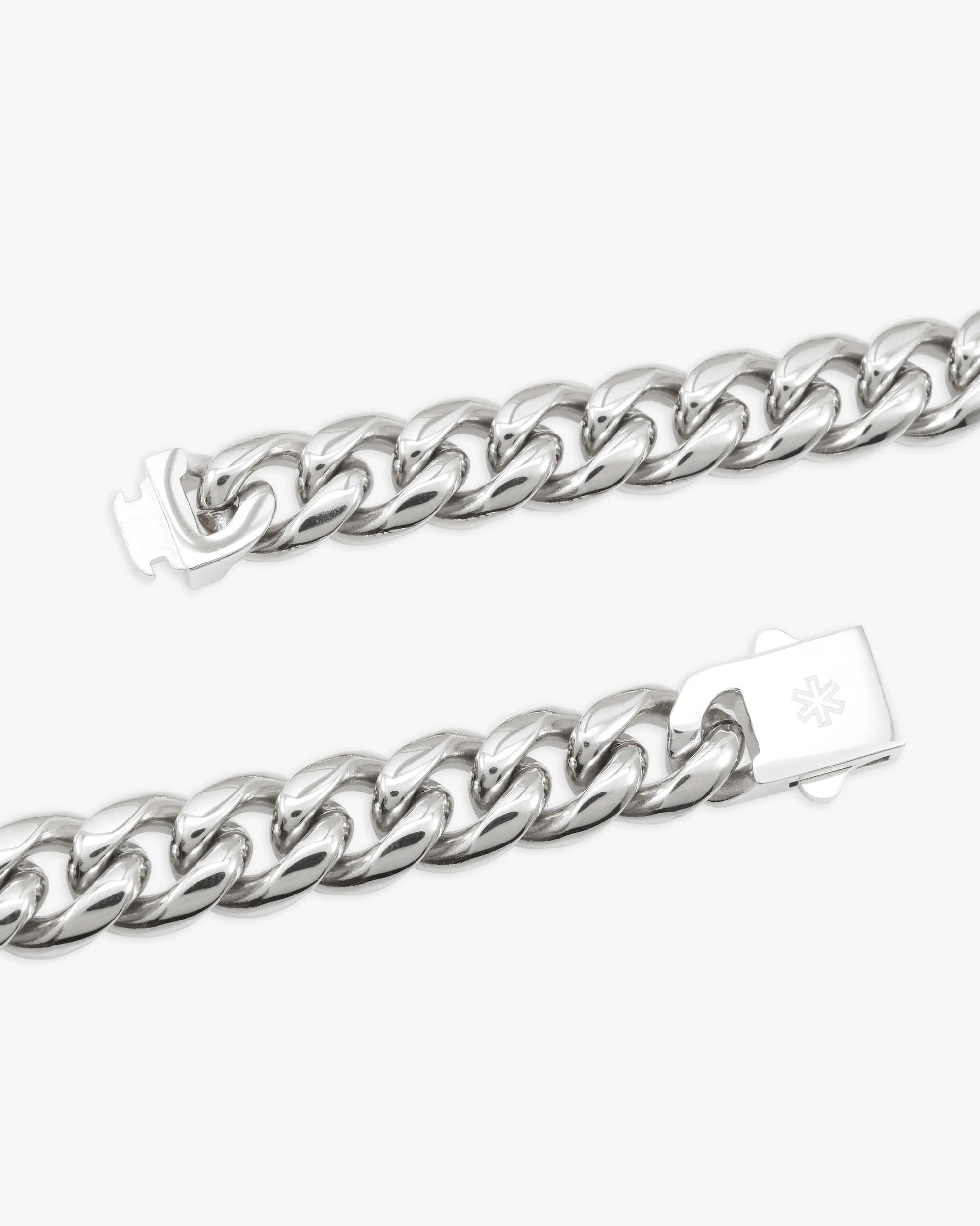 12MM Cuban Link Chain Silver (view 5 of 6)