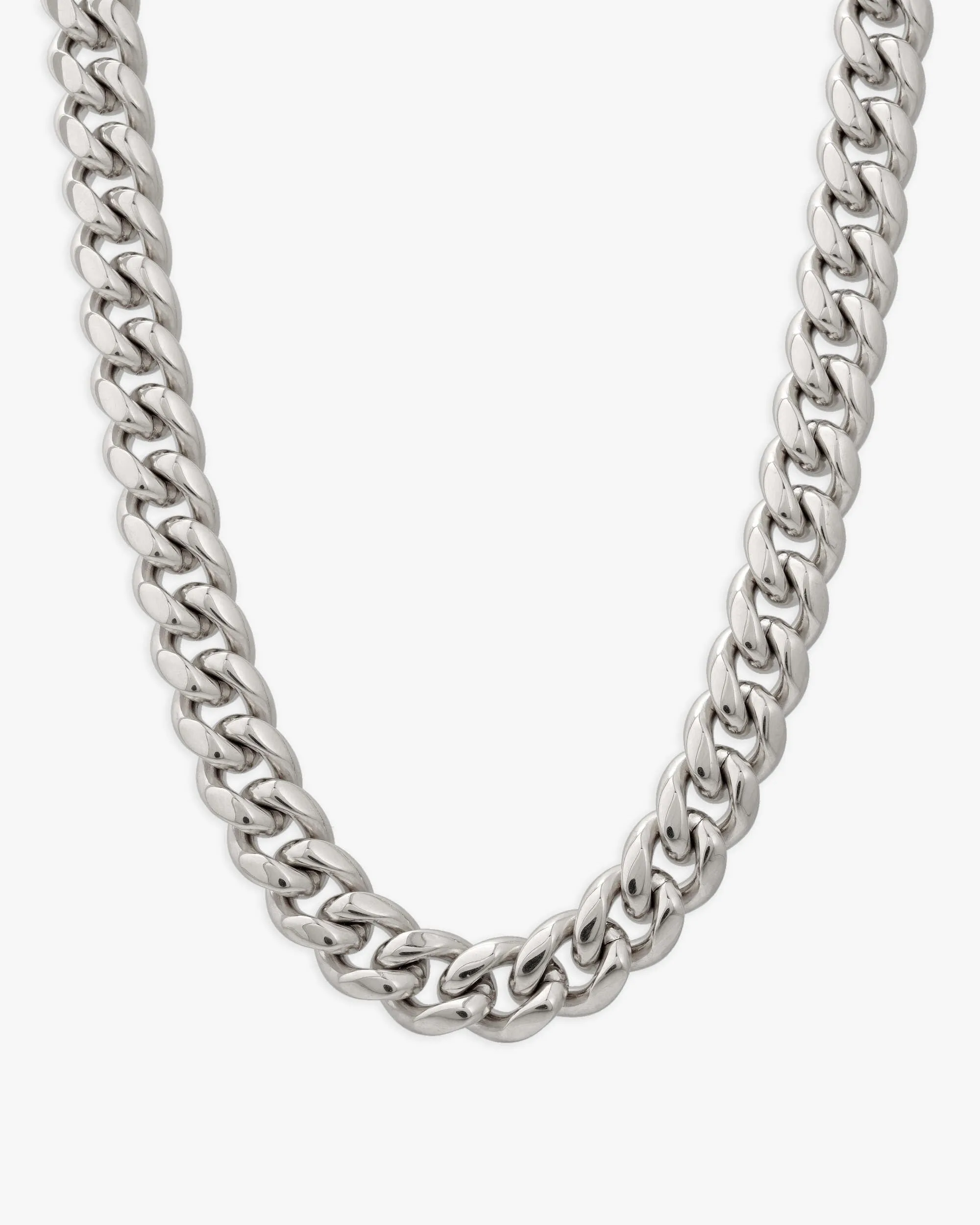 12MM Cuban Link Chain Solid 925 Silver
