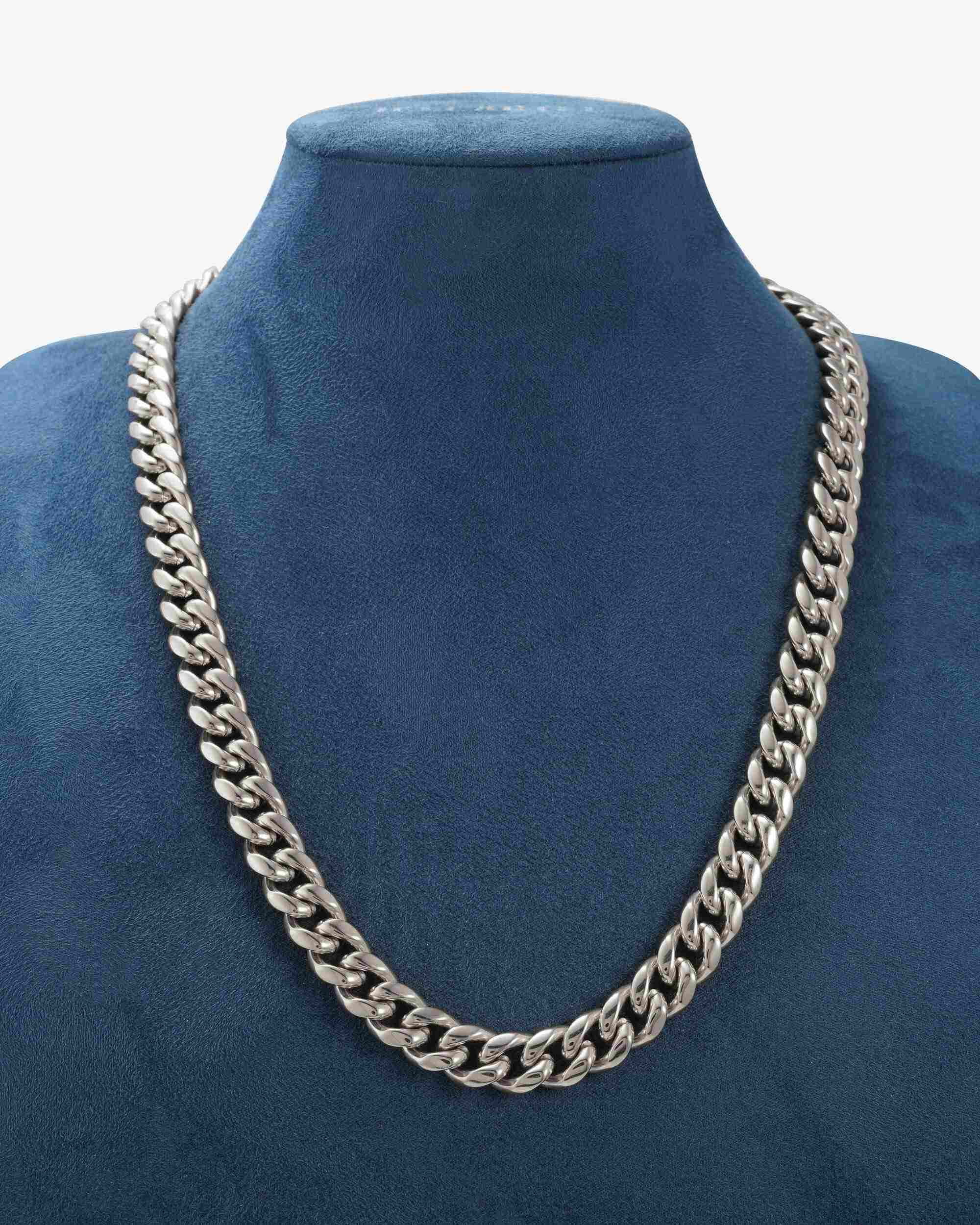 12MM Cuban Link Chain Solid 925 Silver (view 2 of 4)