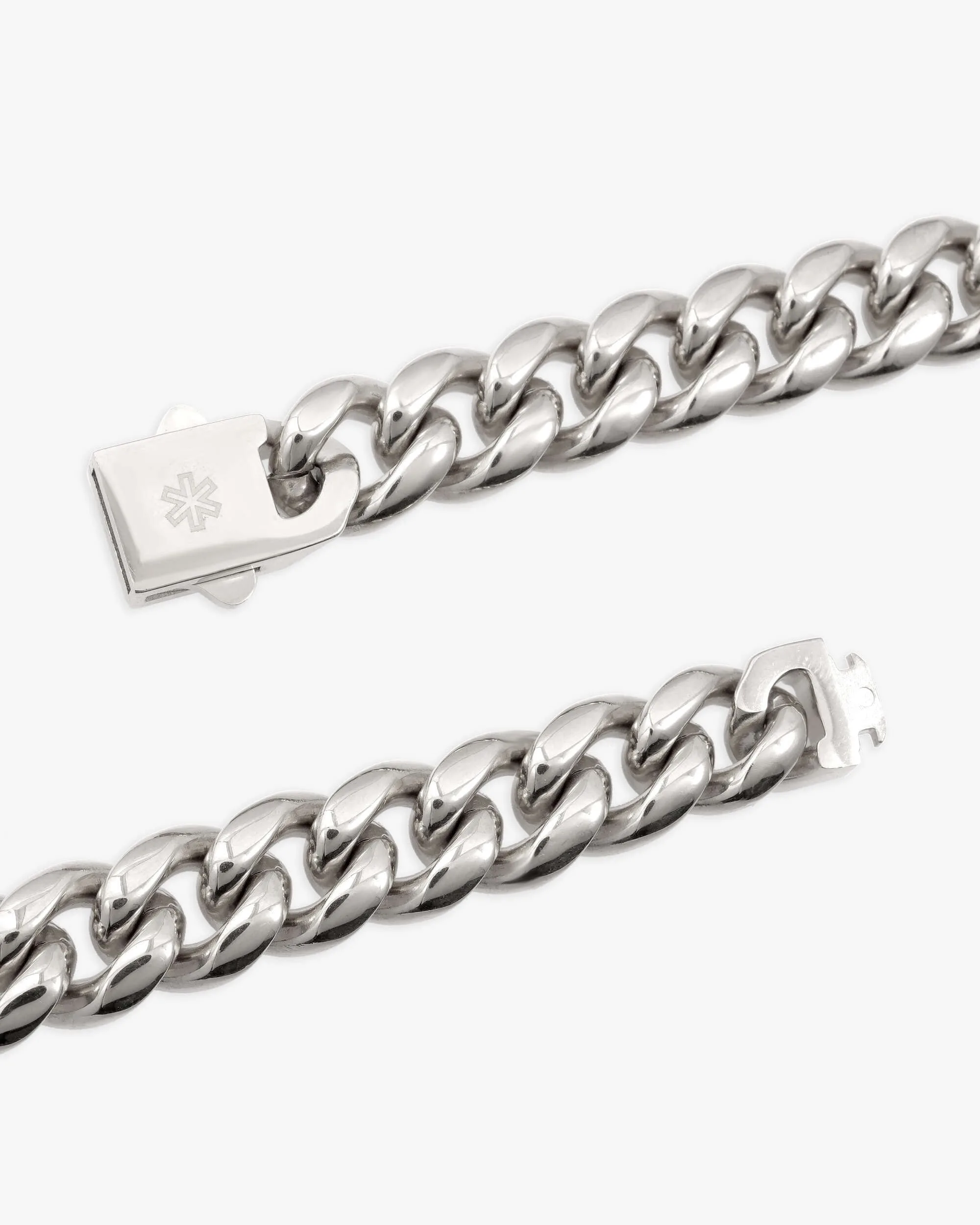 12MM Cuban Link Chain Solid 925 Silver (view 3 of 4)