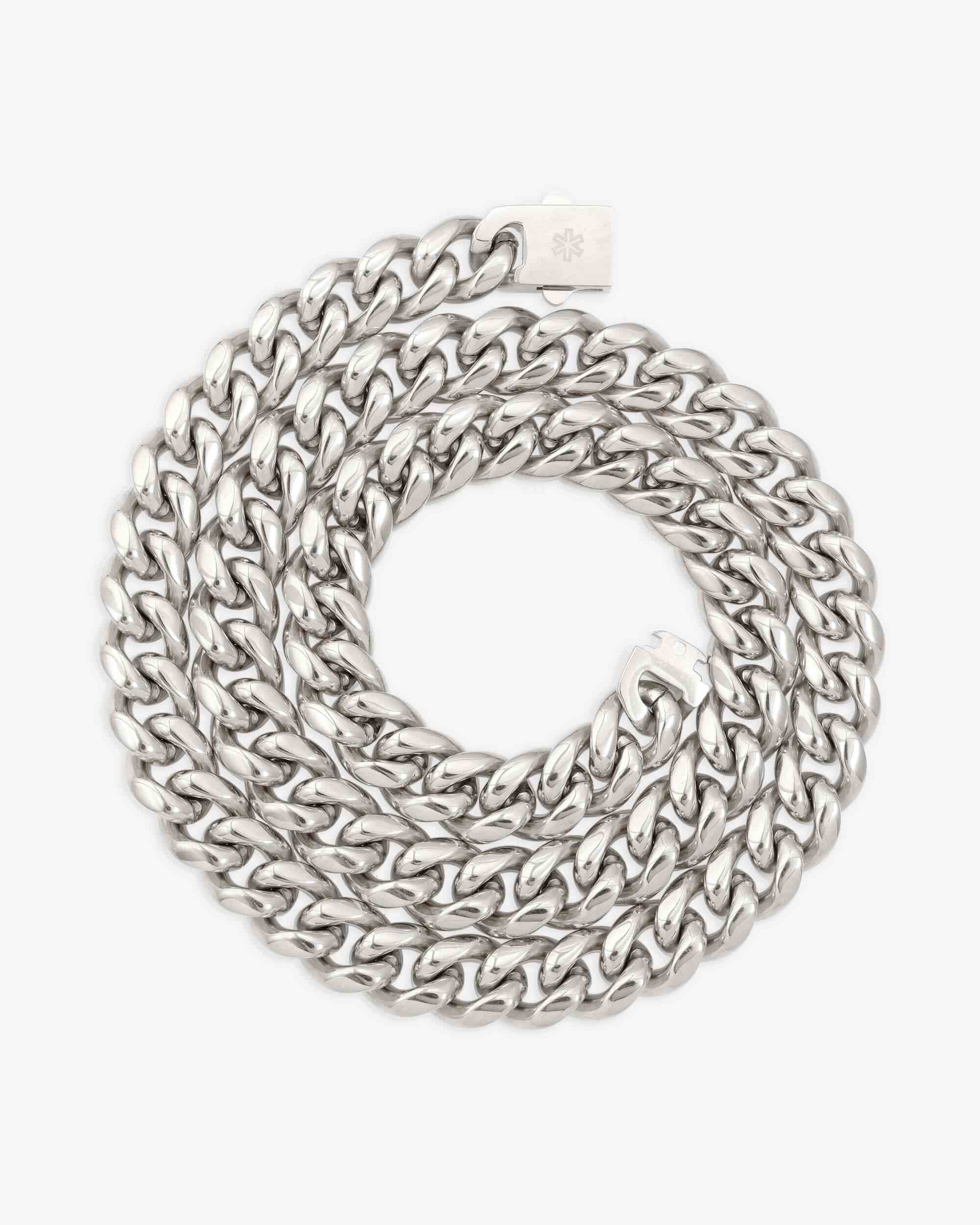 12MM Cuban Link Chain Solid 925 Silver (view 4 of 4)