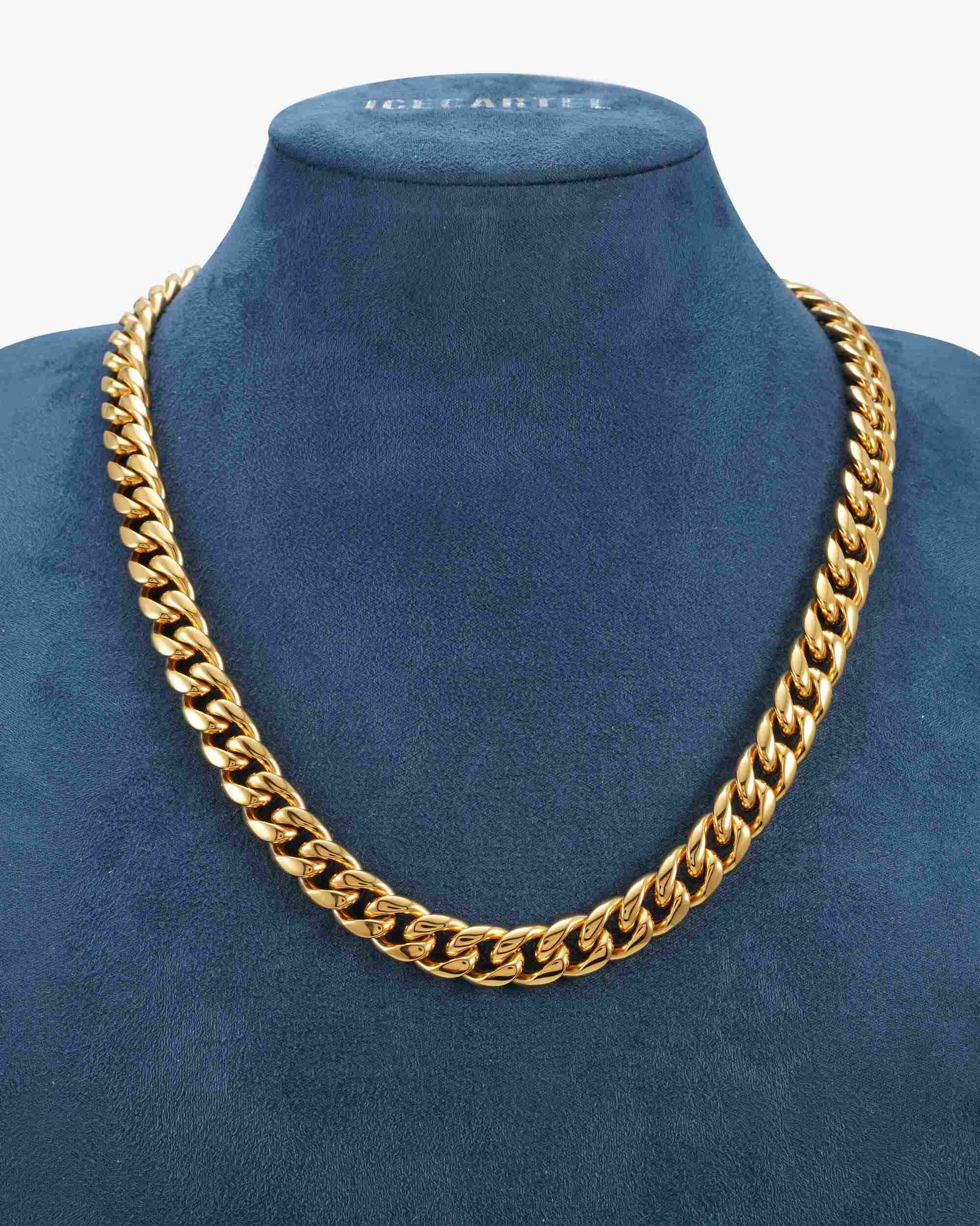 12MM Cuban Link Chain 14K Gold (view 4 of 6)