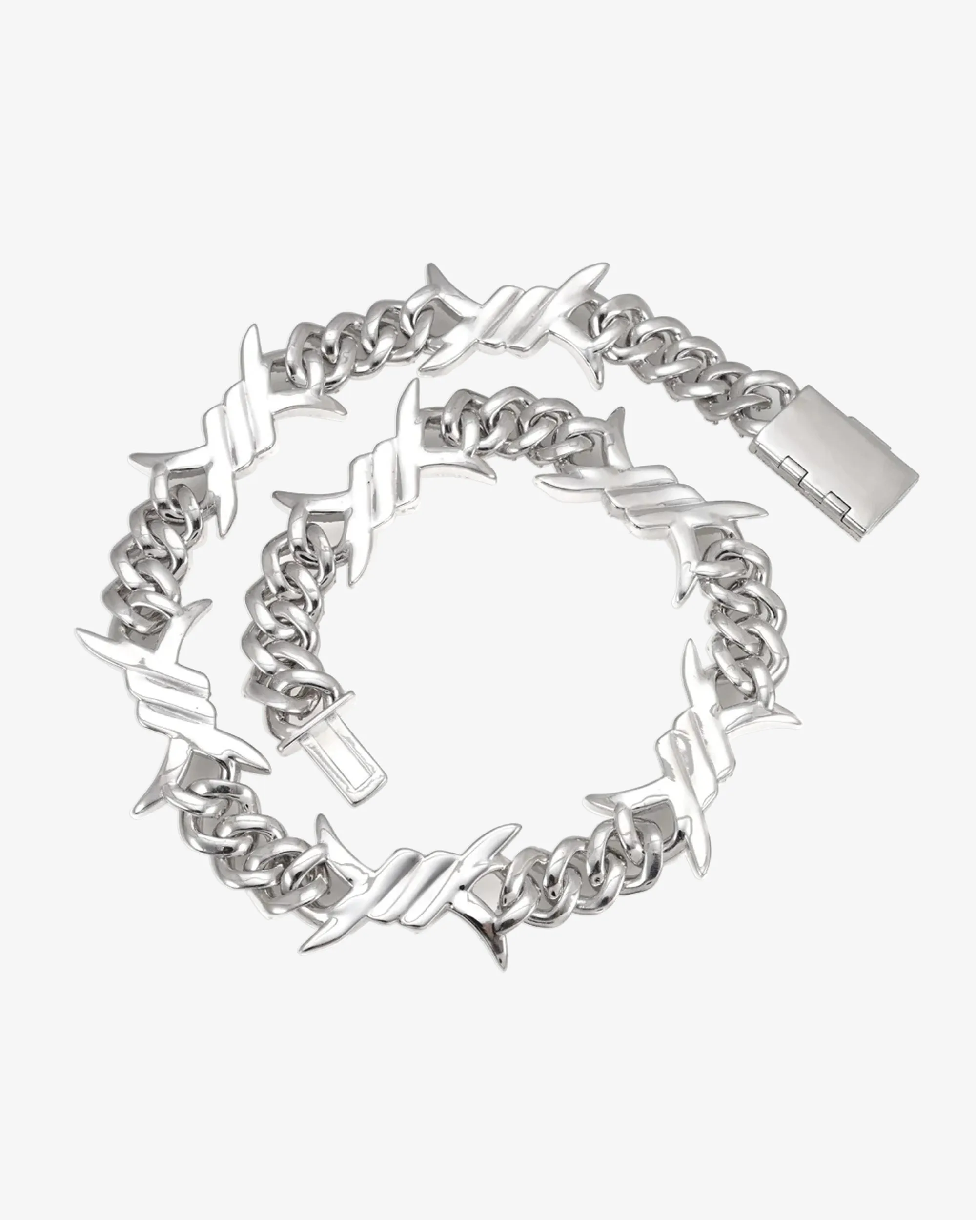 15MM CUSTOM CLASP Moissanite Spiked Link Cuban Chain 14K Gold (view 6 of 18)