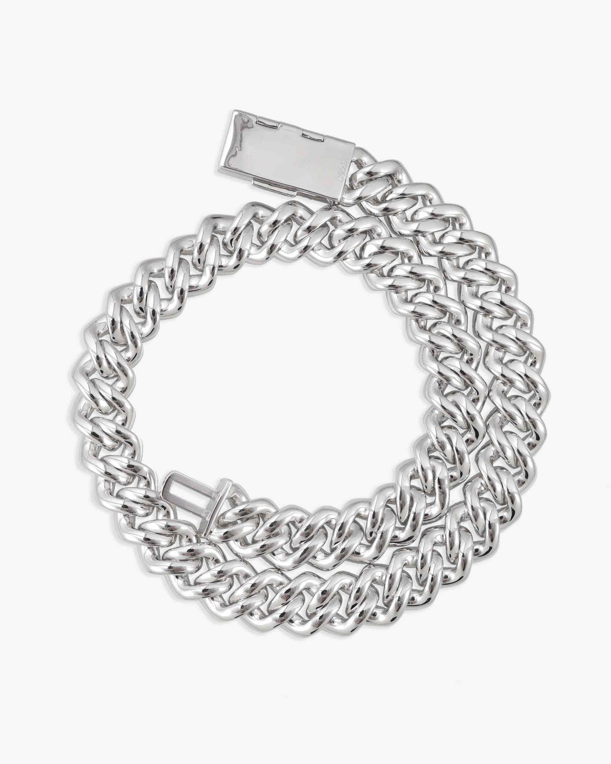 16MM Moissanite Baguette Miami Cuban Link Chain 14K Gold (view 5 of 5)