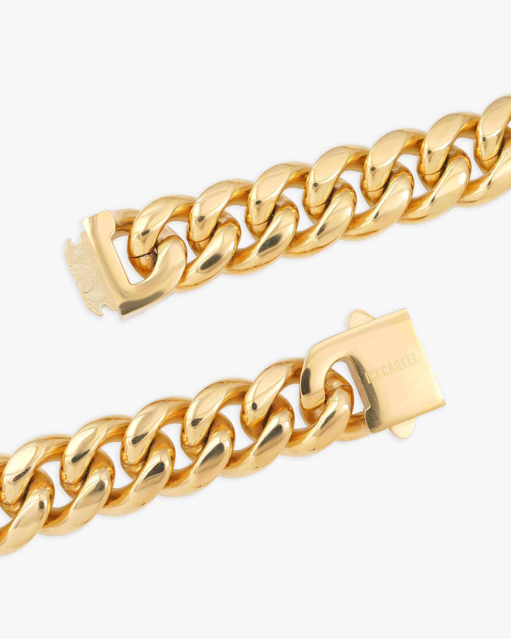 18MM Cuban Link Chain 14K Gold (view 6 of 6)