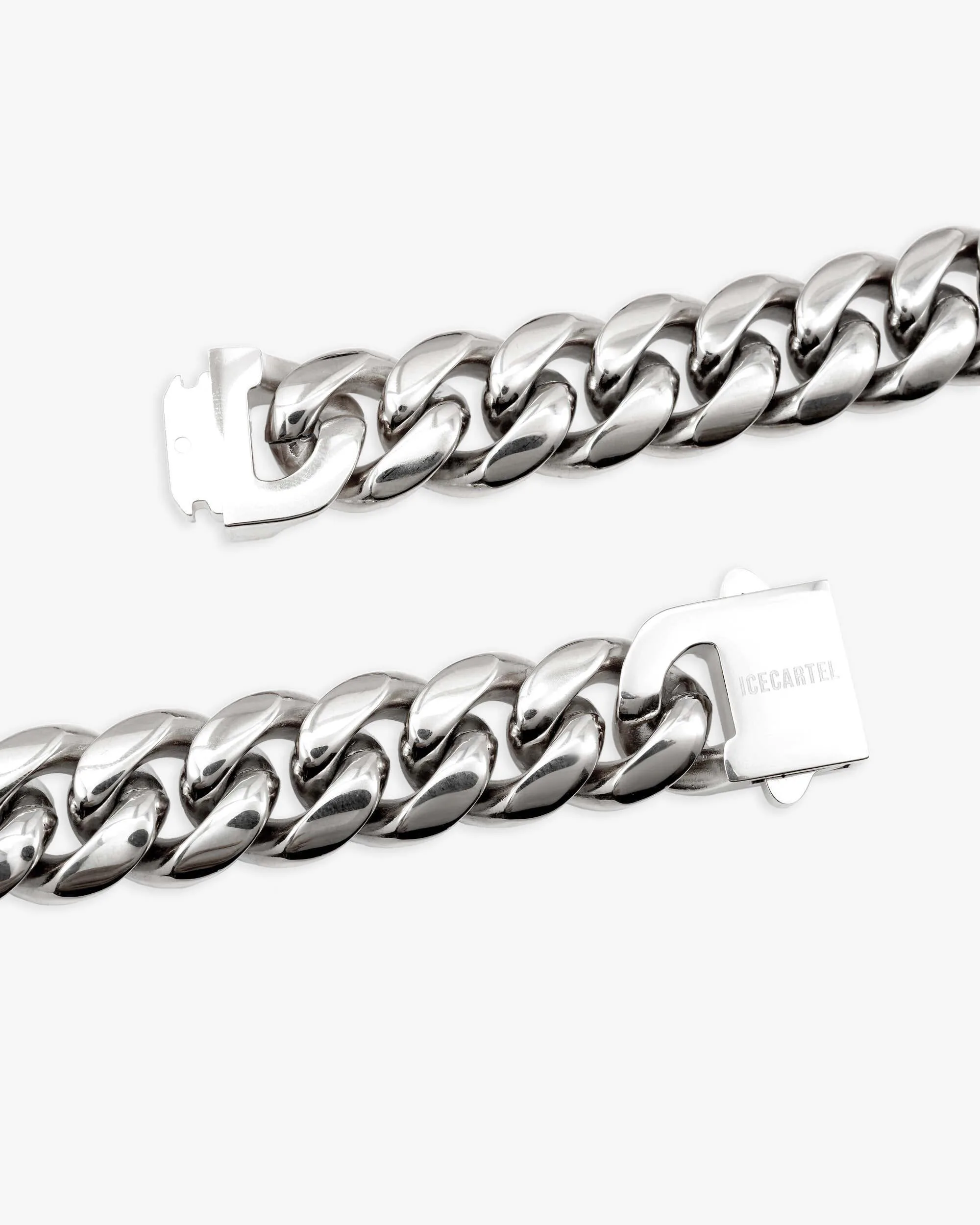 18MM Cuban Link Chain Silver (view 6 of 6)
