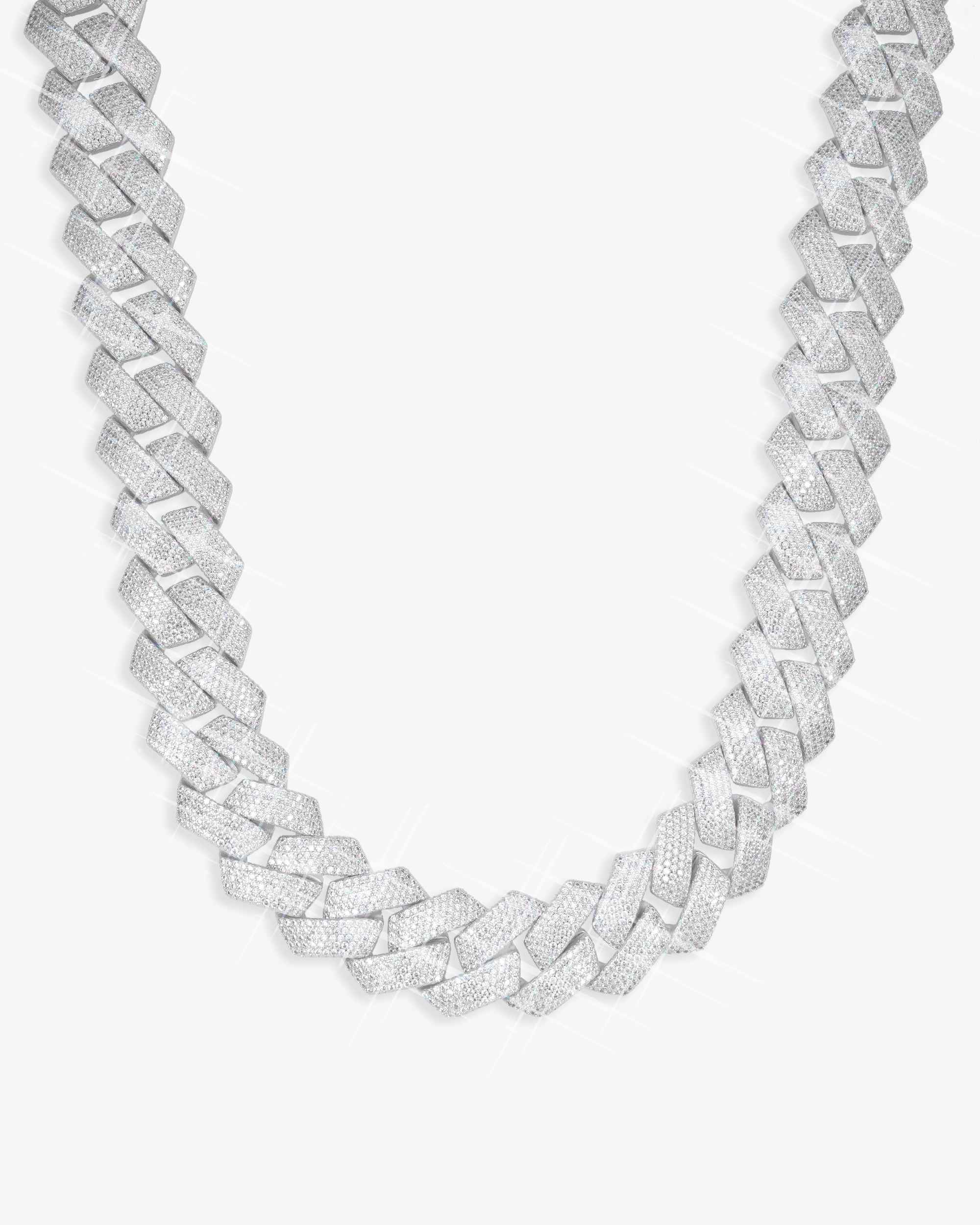 20MM Iced Out VVS Cuban Link Chain and Bracelet Bundle 14K Gold (view 13 of 17)