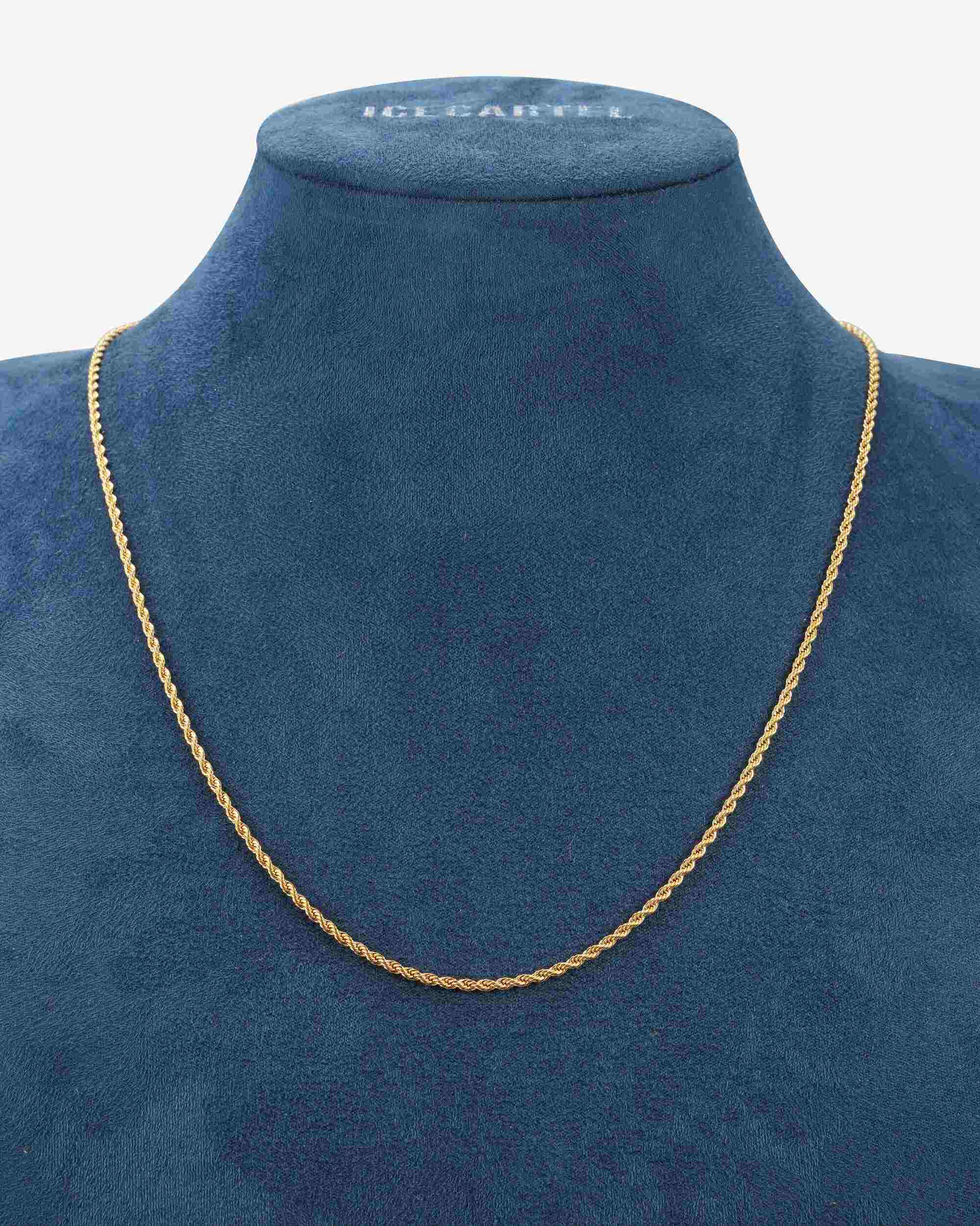 2MM Rope Chain 14K Gold (view 4 of 6)