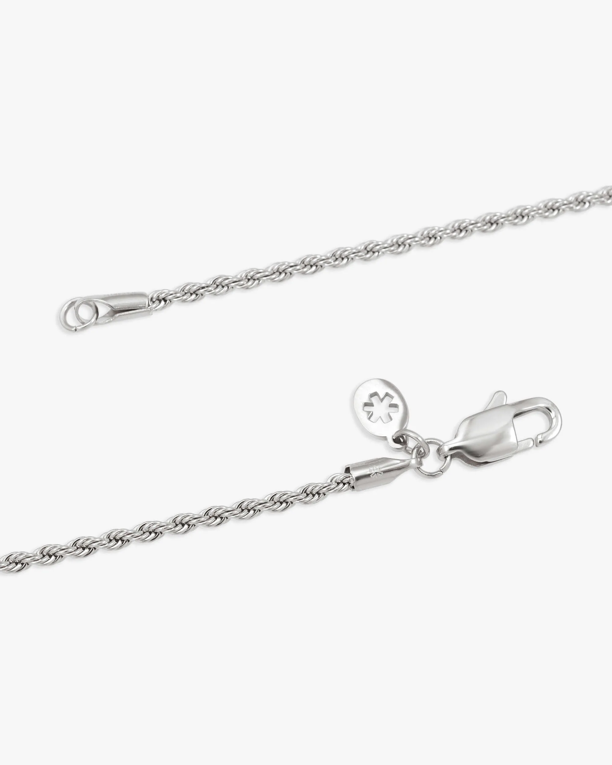 2MM Rope Chain Silver (view 4 of 5)
