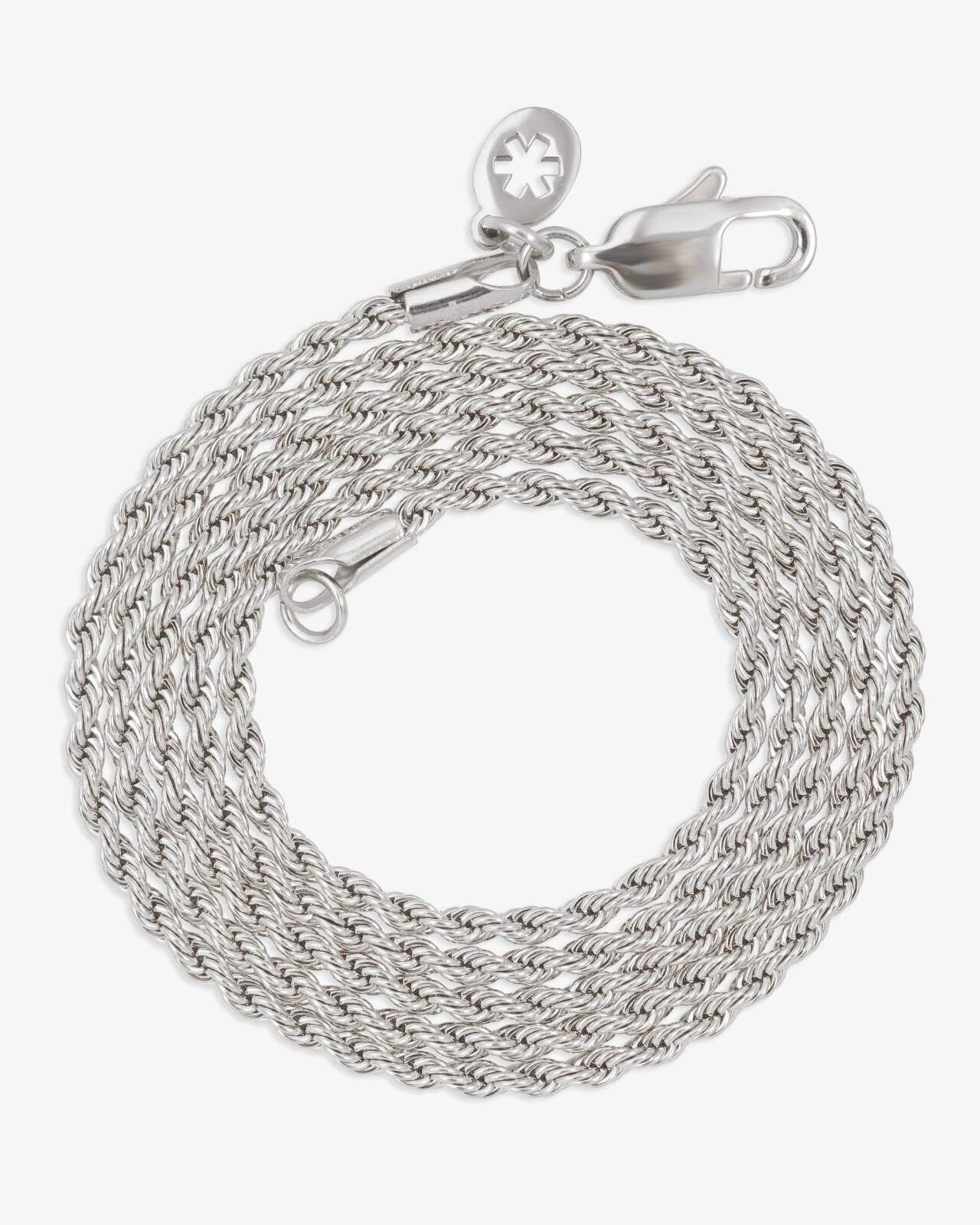 2MM Rope Chain Silver (view 5 of 5)