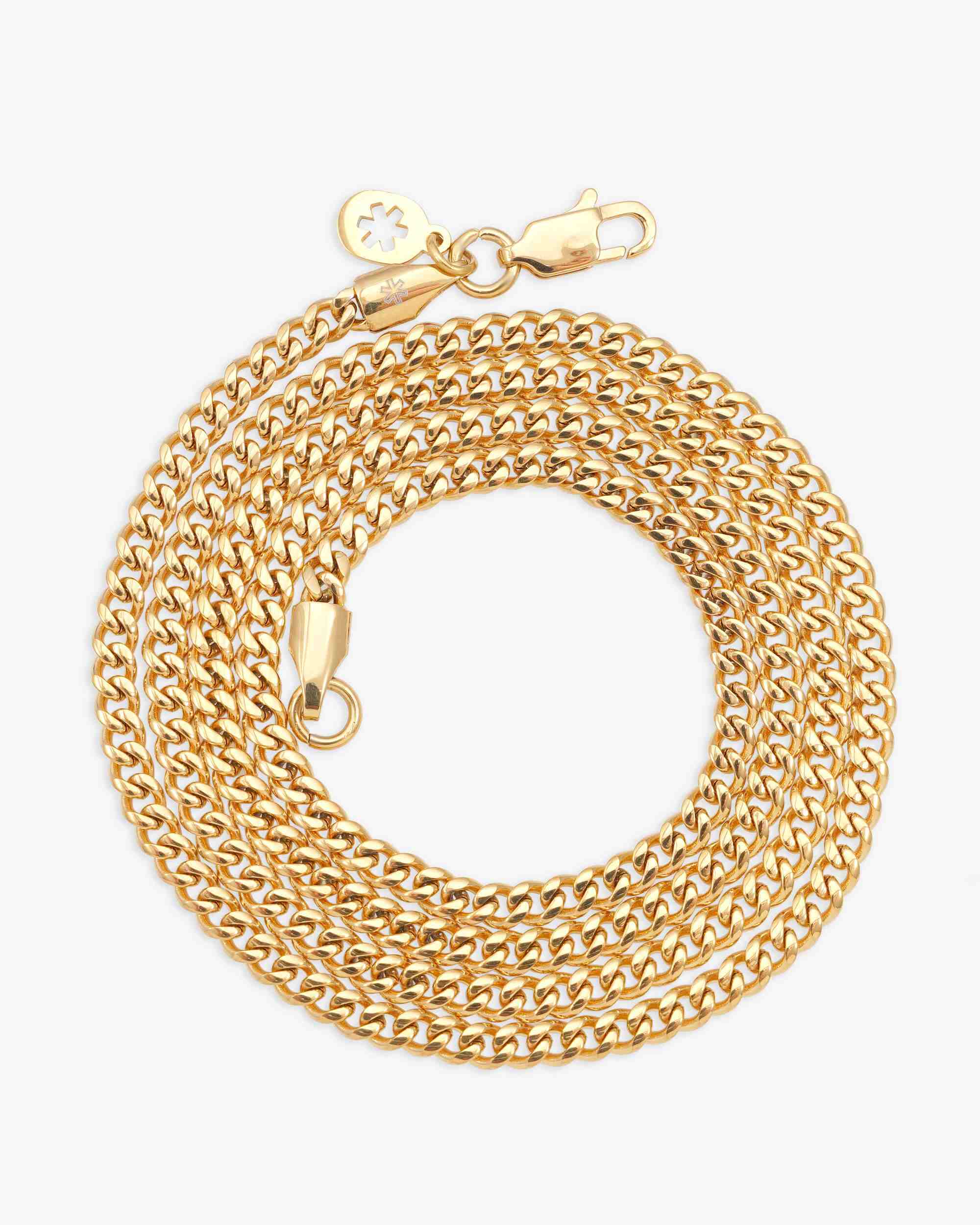 3MM Cuban Link Chain 14K Gold (view 6 of 6)