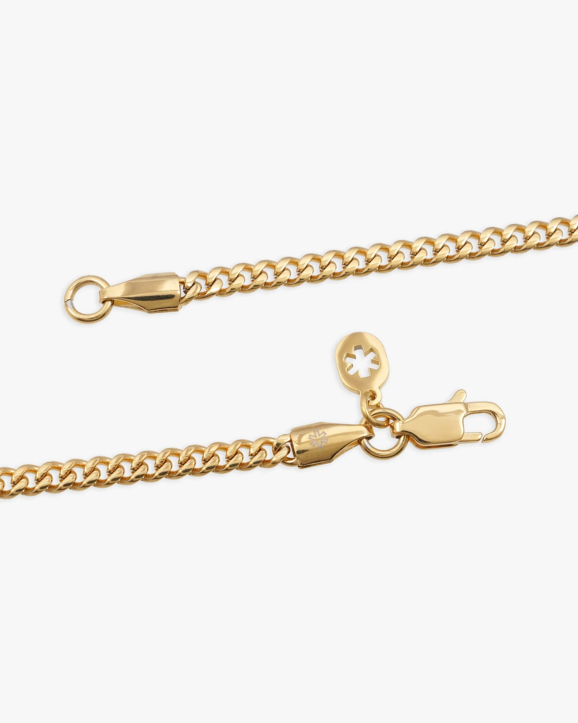 3MM Cuban Link Chain and Bracelet Bundle 14K Gold (view 6 of 8)