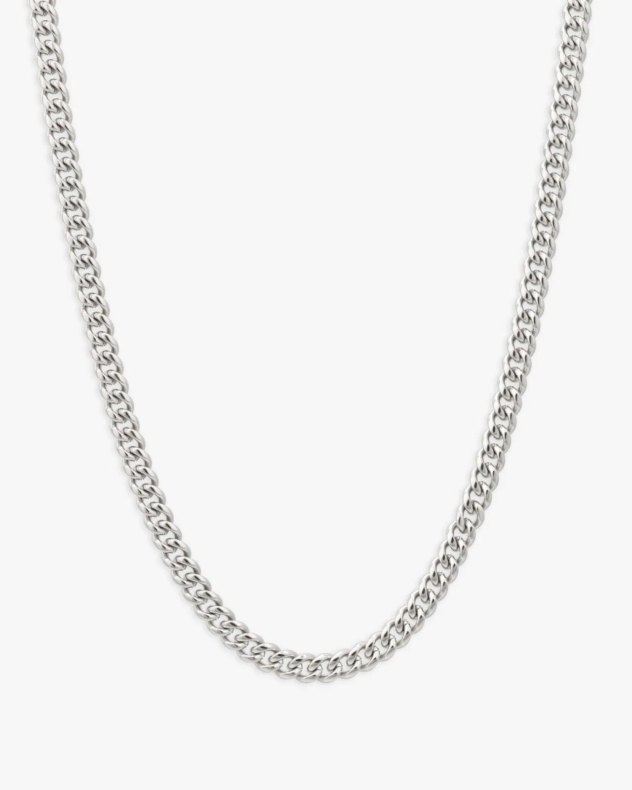 3MM Cuban Link Chain Solid 925 Silver