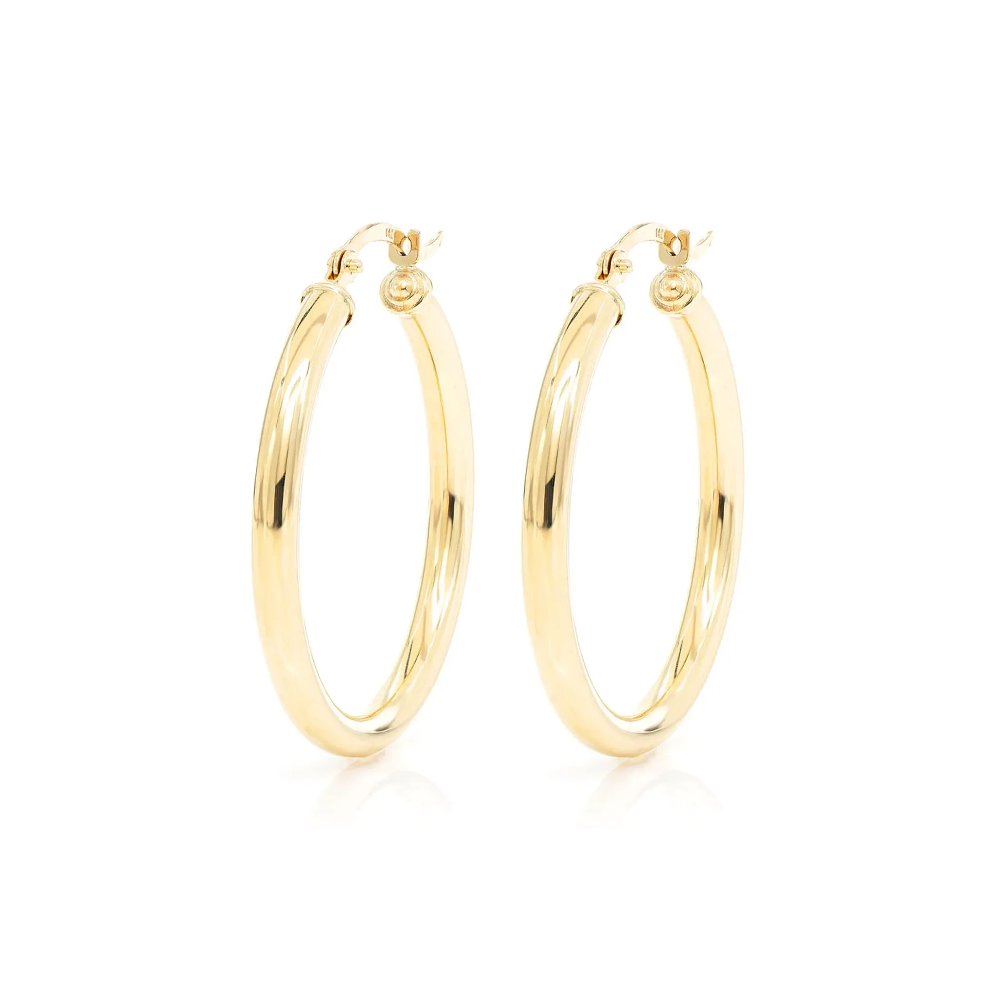 3mm Gold Hoop Earrings