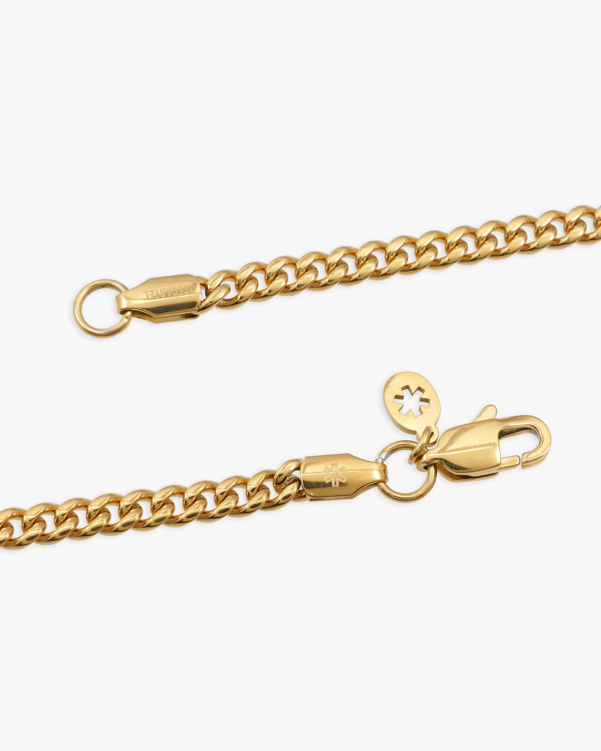 4MM Cuban Link Chain 14K Gold (view 4 of 5)