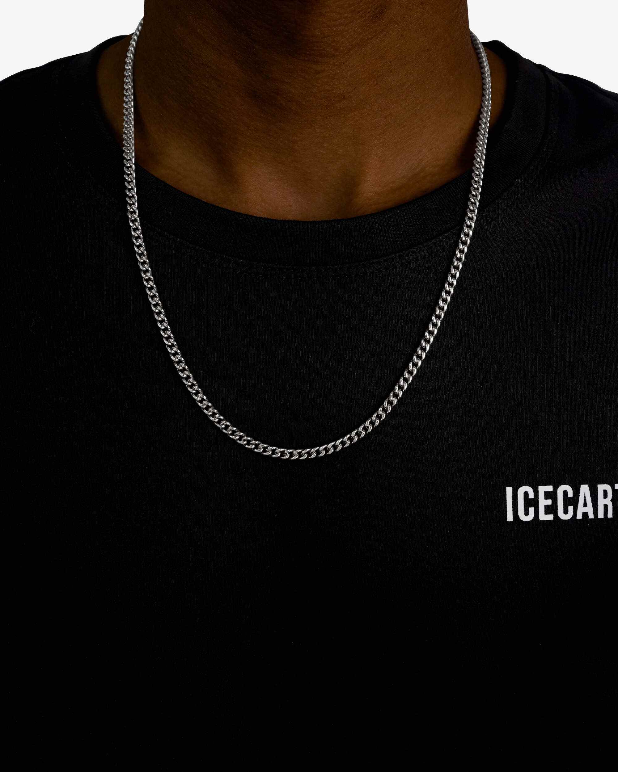 4MM Cuban Link Chain Silver (view 2 of 5)