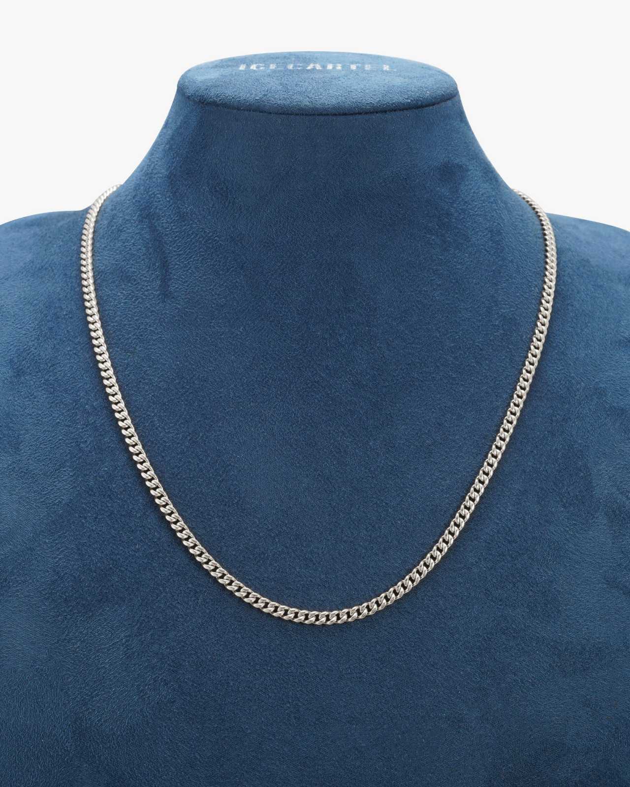 4MM Cuban Link Chain Solid 925 Silver (view 2 of 4)