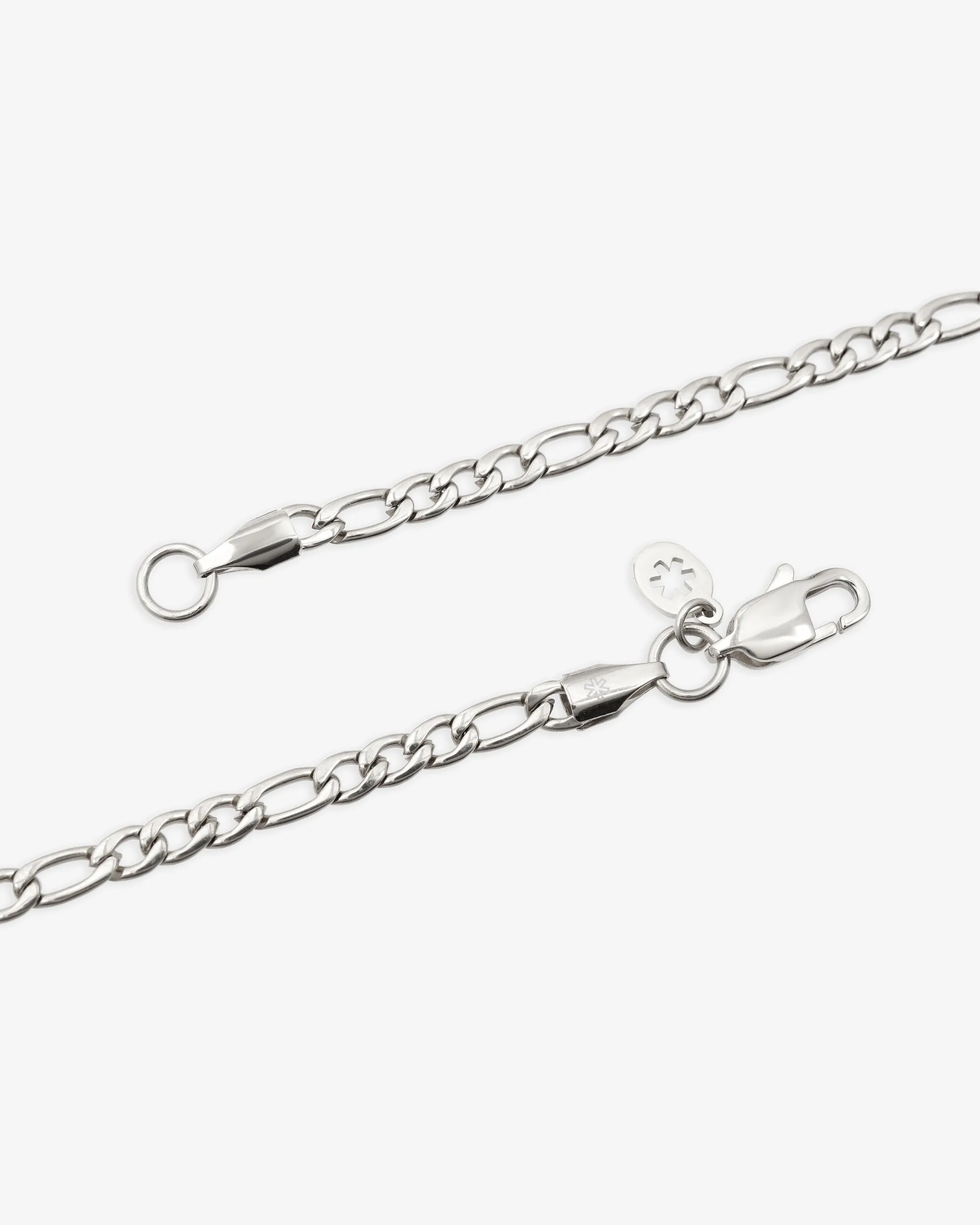 4MM Figaro Chain Silver (view 3 of 3)