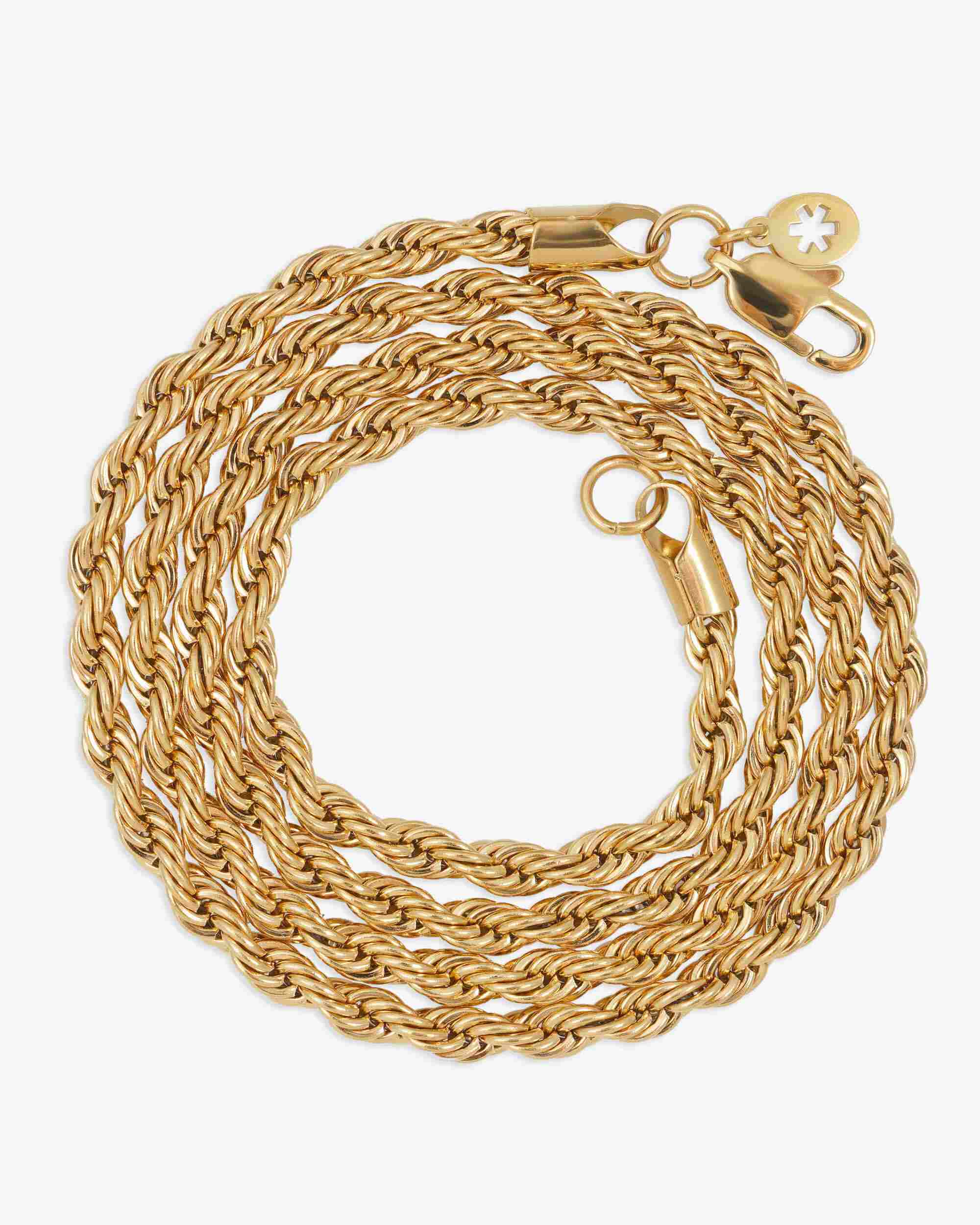 4MM Rope Chain 14K Gold (view 6 of 6)