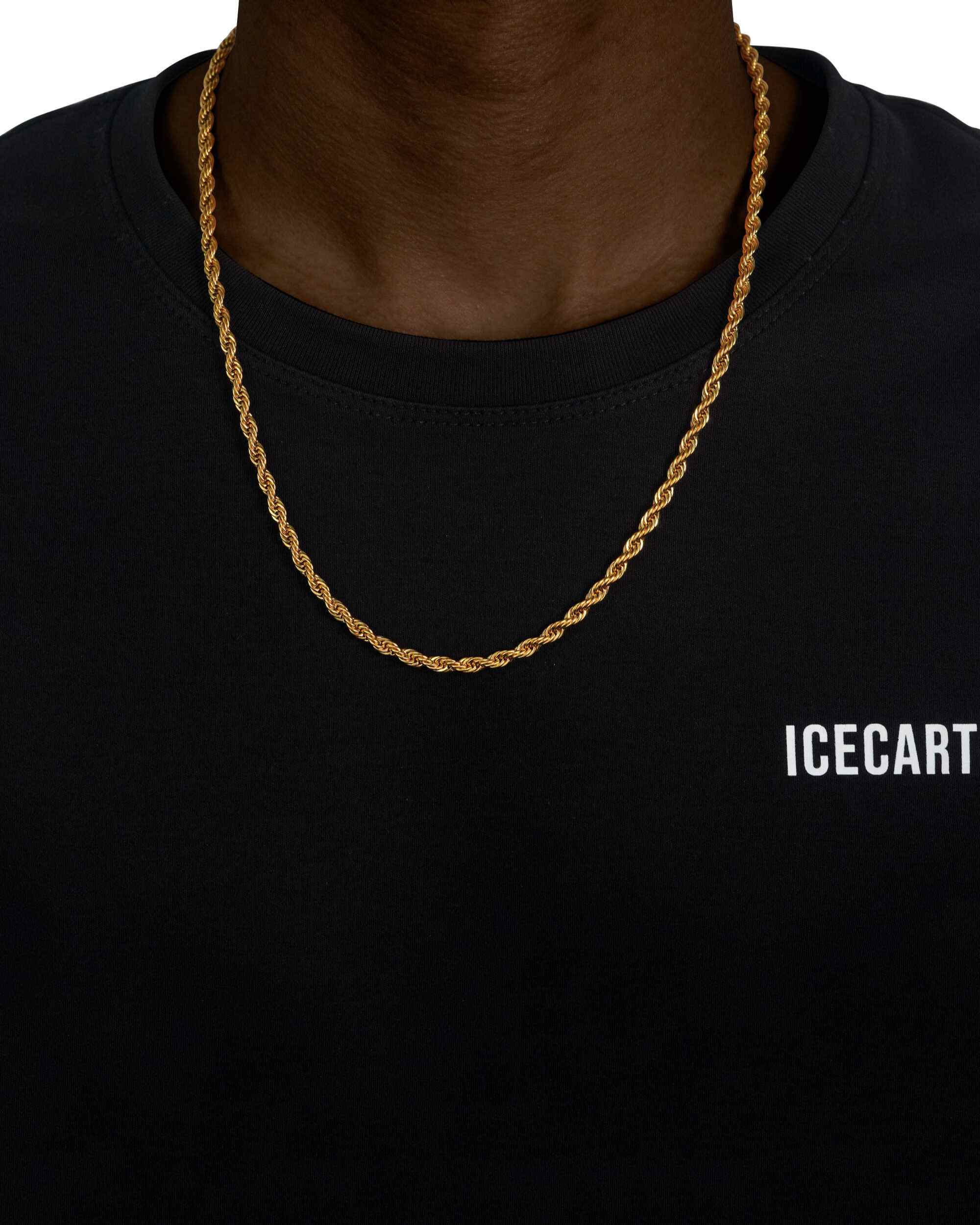 4MM Rope Chain and Bracelet Bundle 14K Gold (view 3 of 9)