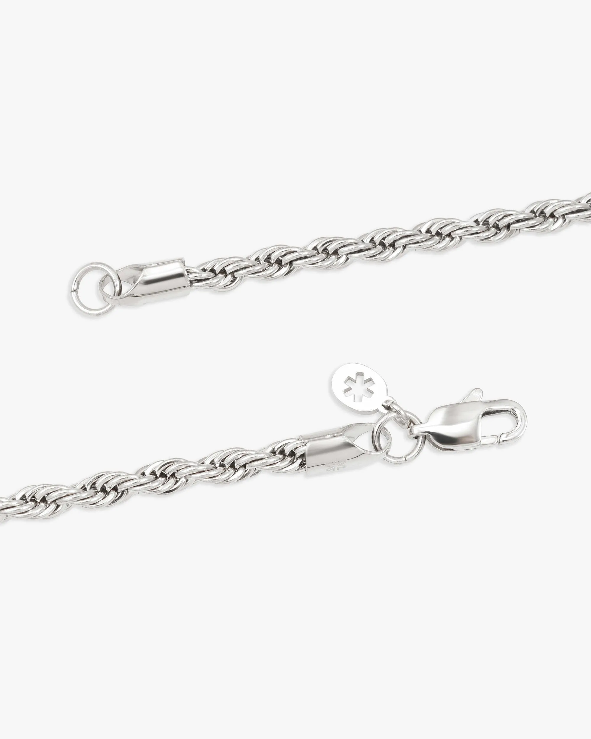 4MM Rope Chain Silver (view 5 of 6)