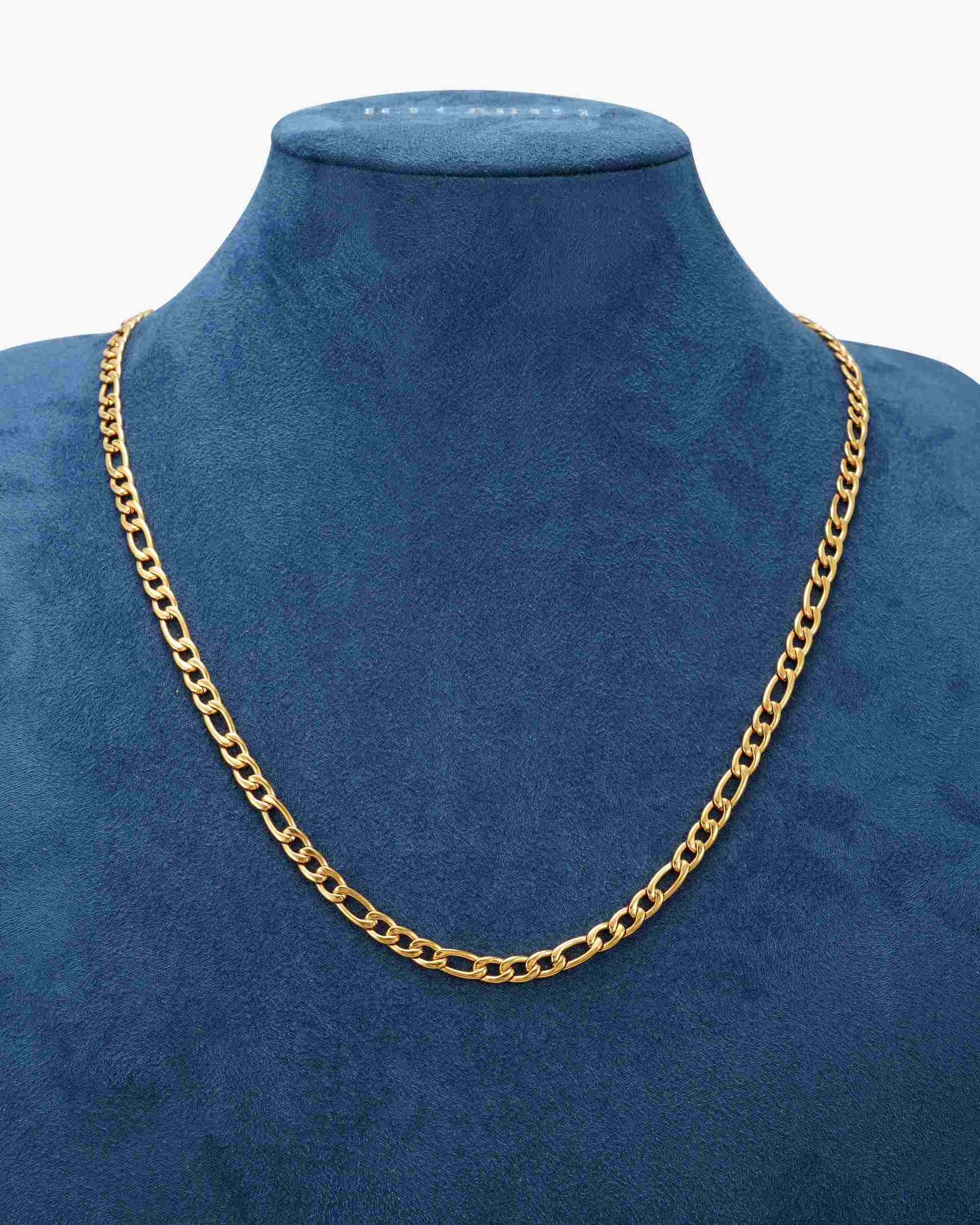 5MM Figaro Chain 14K Gold (view 2 of 4)