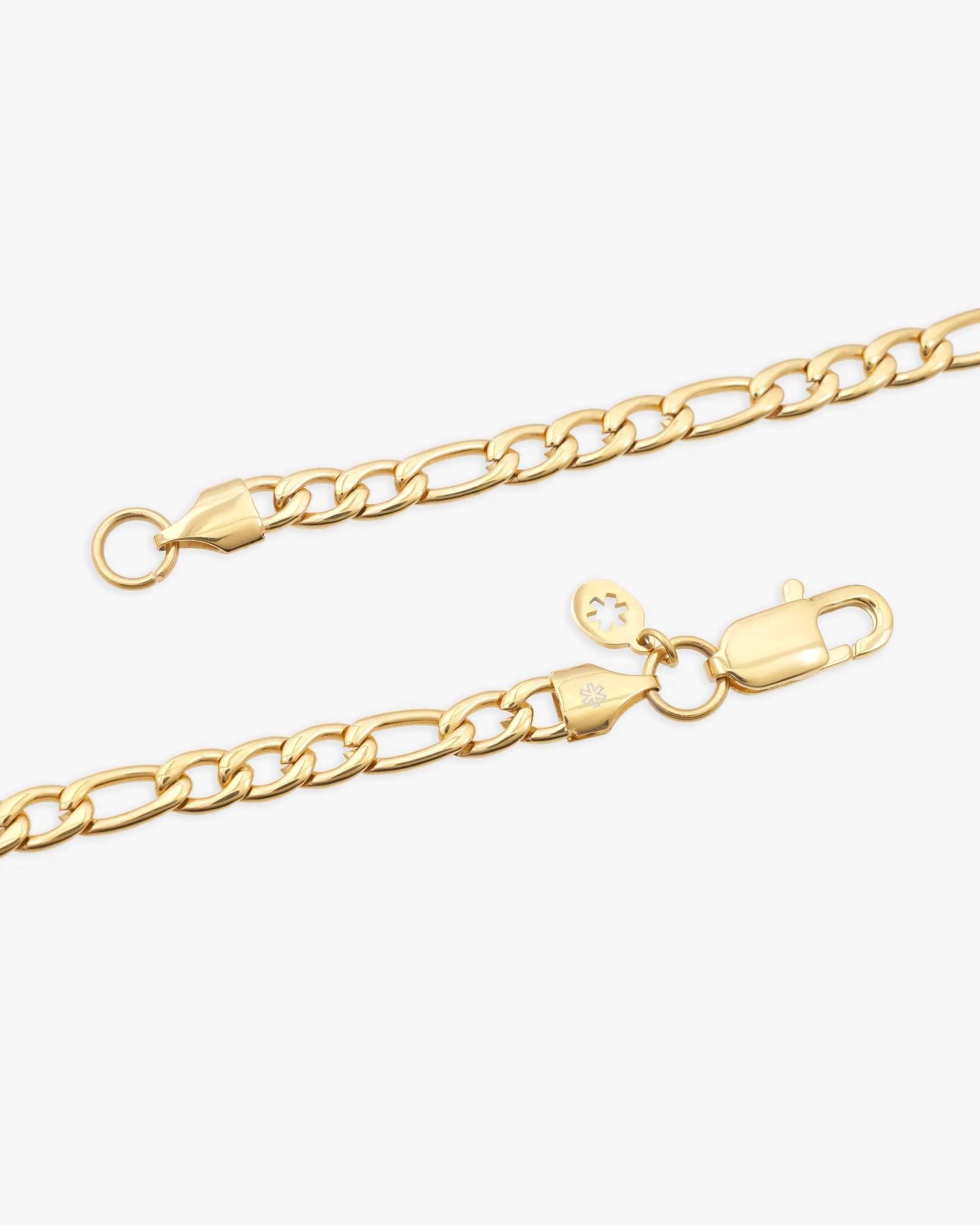 5MM Figaro Chain 14K Gold (view 3 of 4)