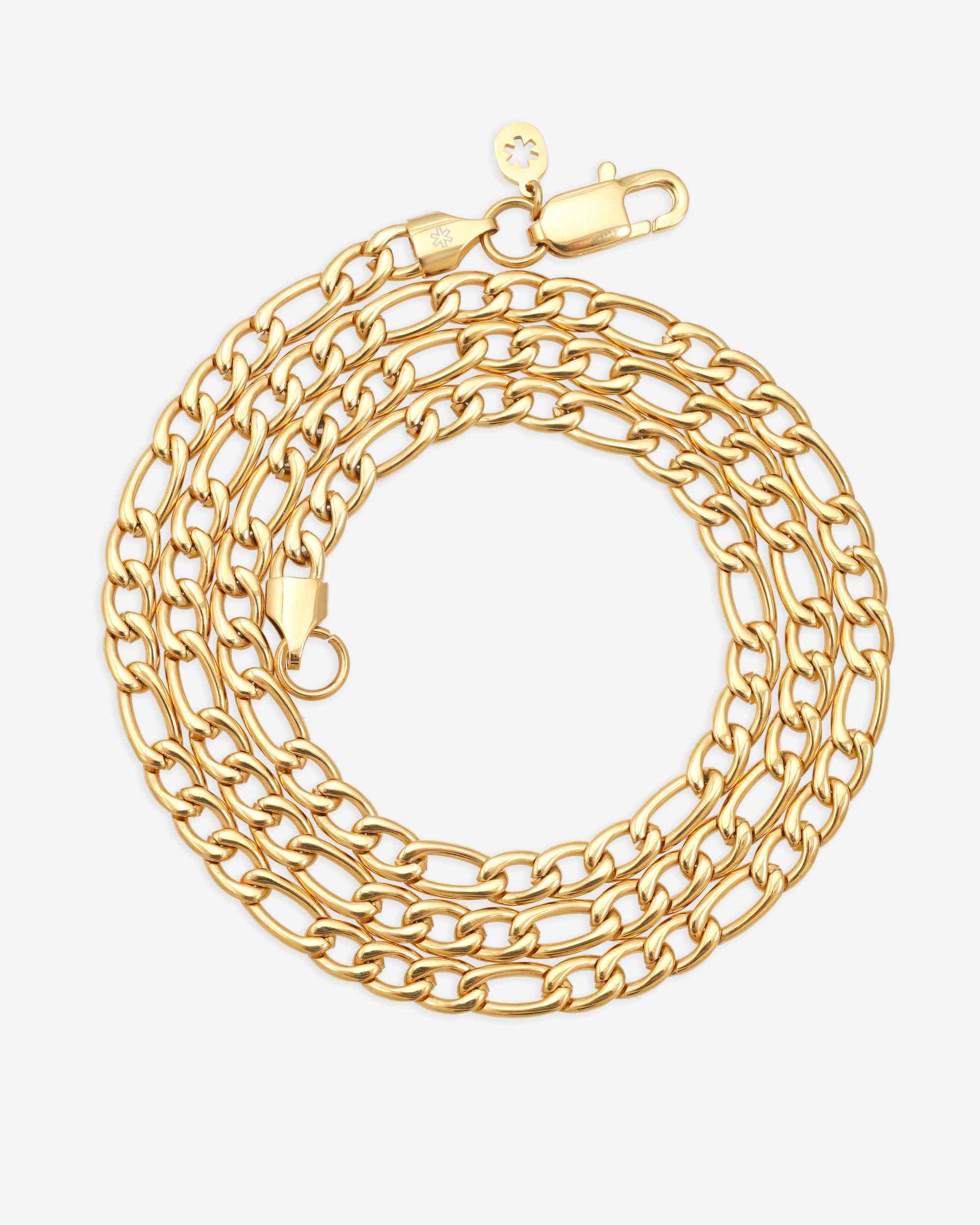 5MM Figaro Chain 14K Gold (view 4 of 4)