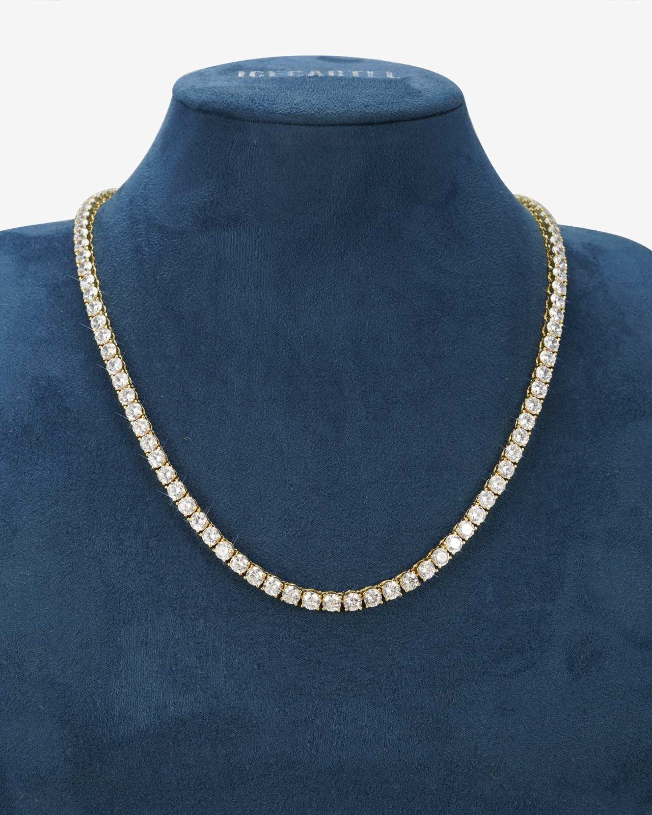 5MM Moissanite Tennis Chain/Bracelet Bundle 14K Gold (view 17 of 31)