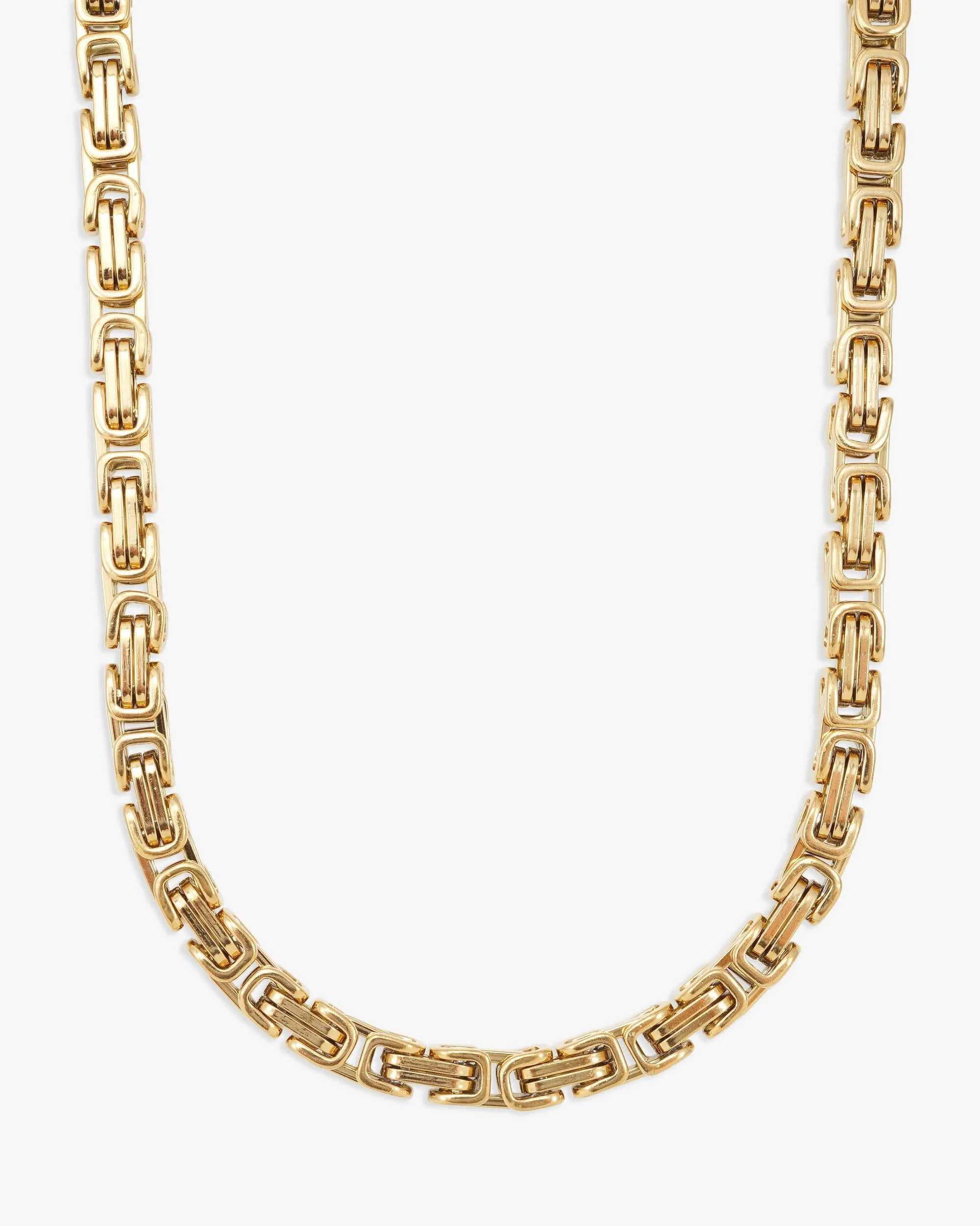 6MM Byzantine Chain 14K Gold
