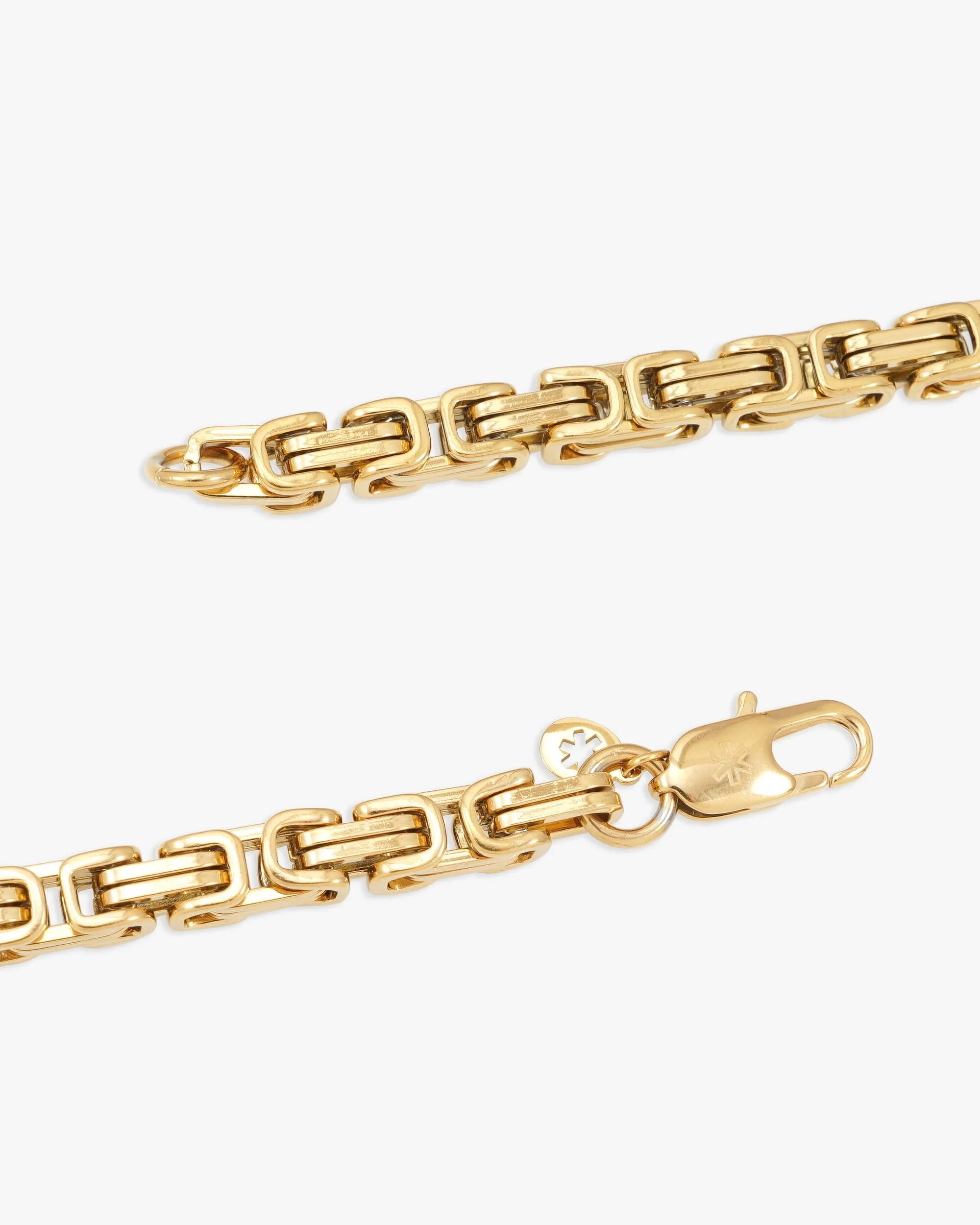 6MM Byzantine Chain 14K Gold (view 4 of 5)