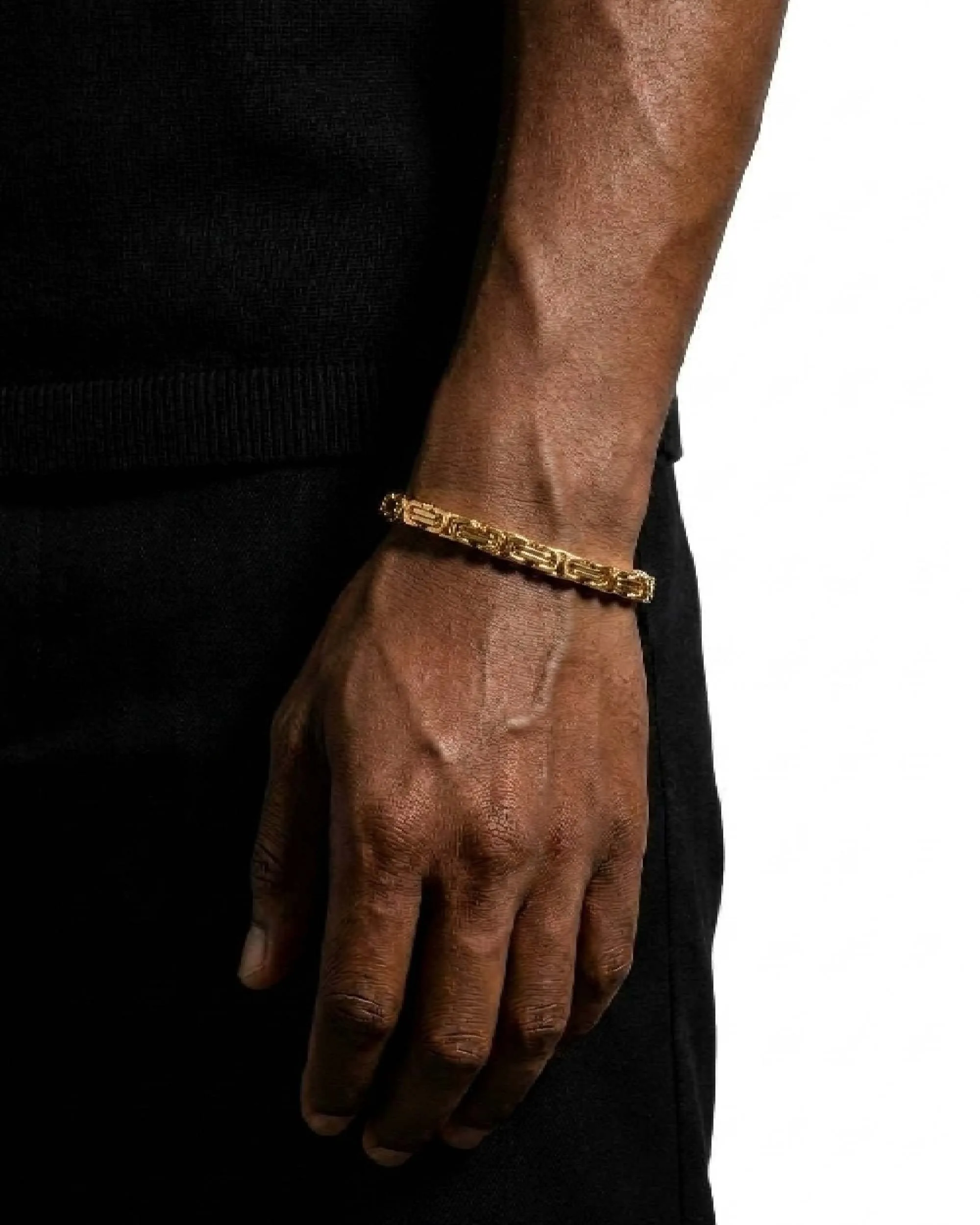 6MM Byzantine Chain and Bracelet Bundle 14K Gold (view 3 of 4)