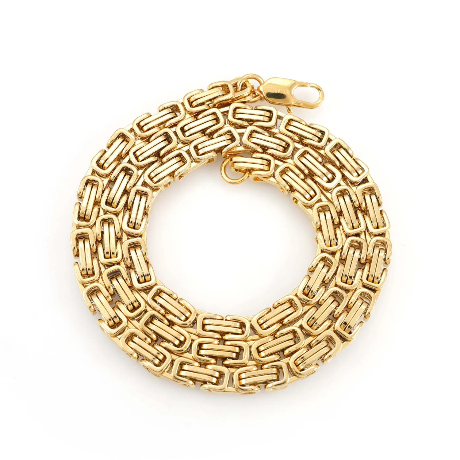 6MM Byzantine Chain and Bracelet Bundle 14K Gold (view 4 of 4)