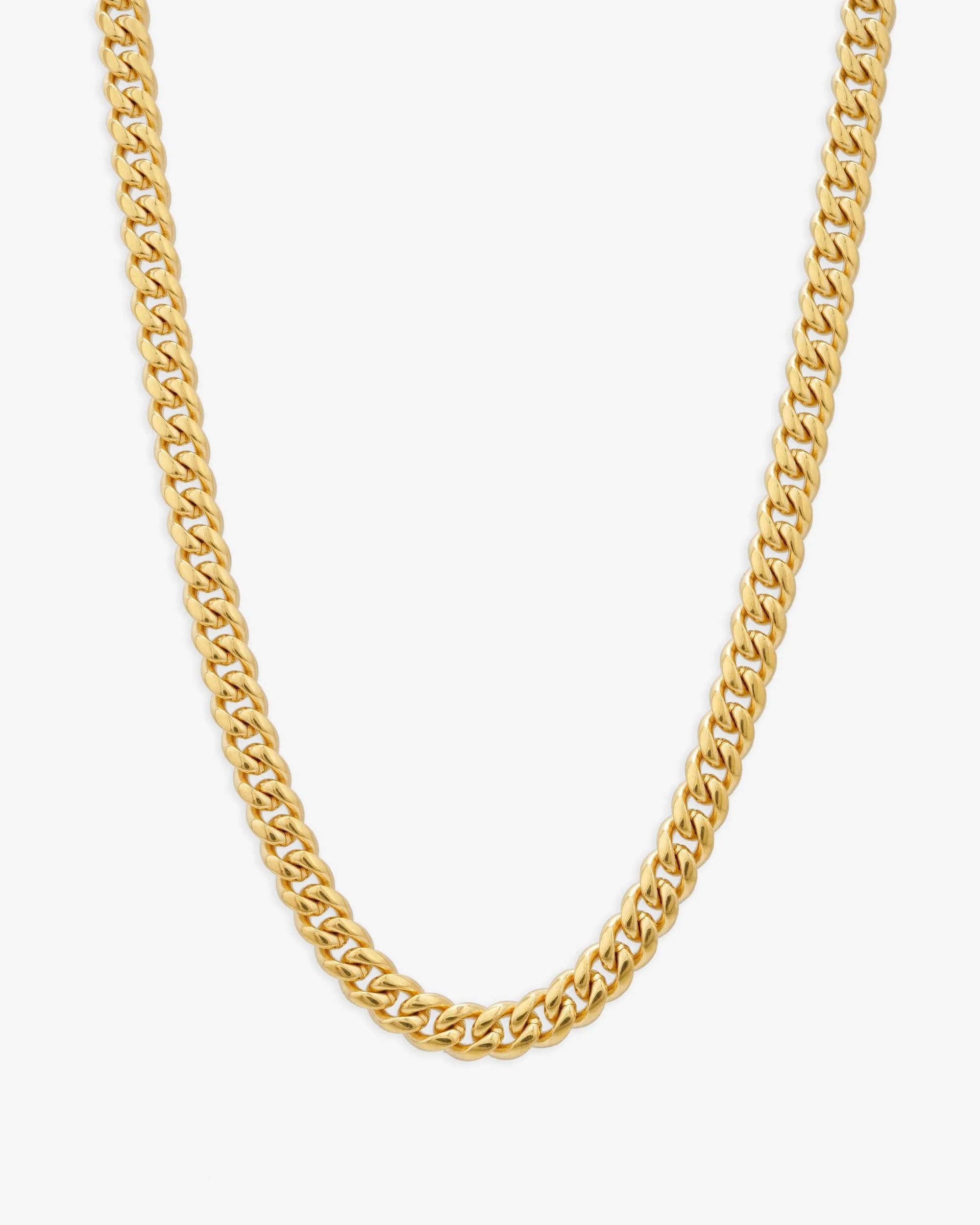 6MM Cuban Link Chain 10K Solid Gold