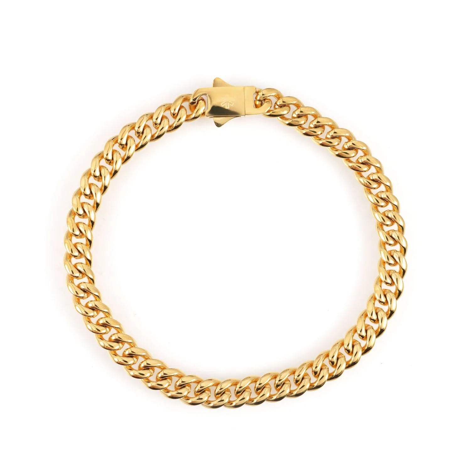 6MM Cuban Link Chain and Bracelet Bundle 14K Gold (view 5 of 5)