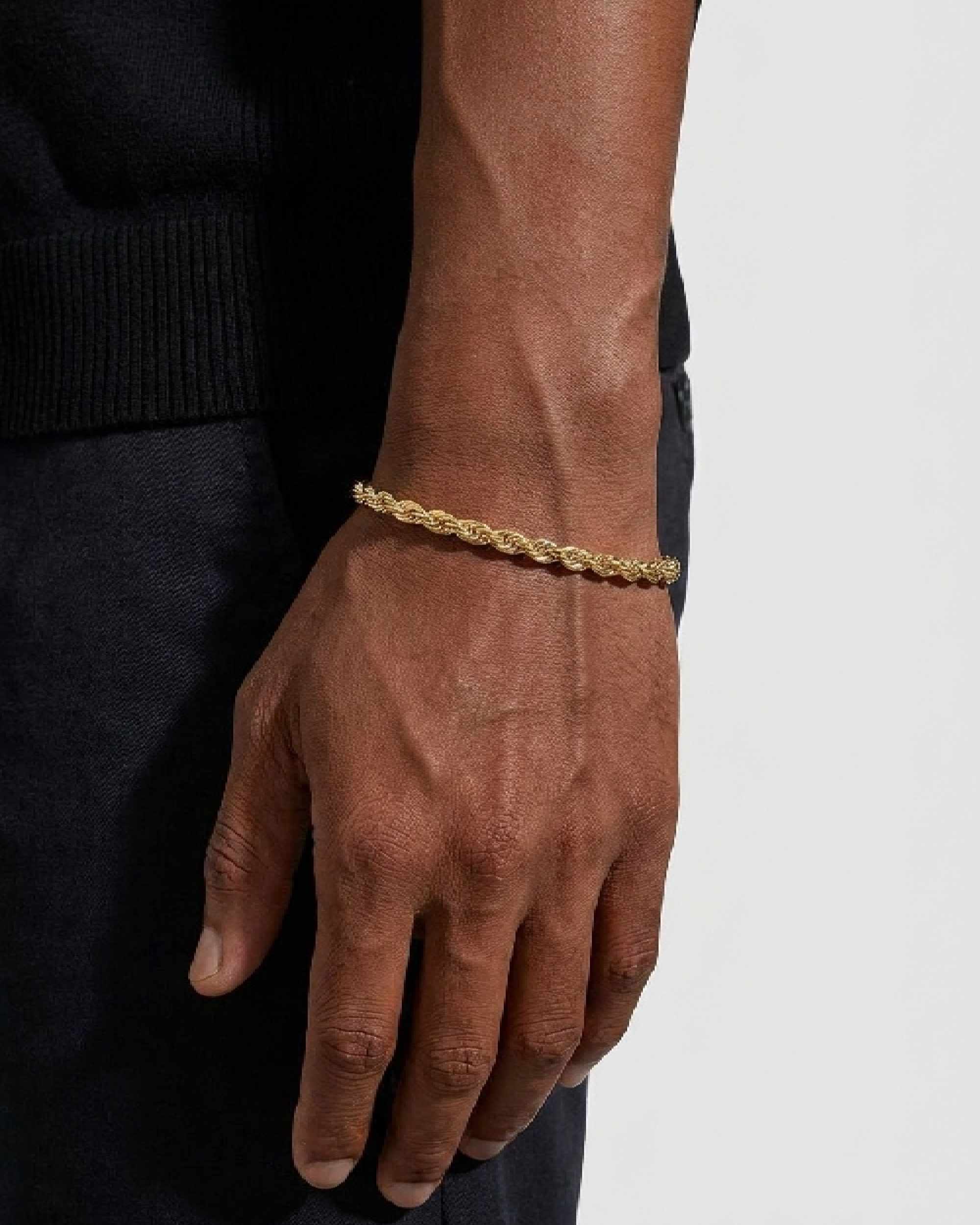 6MM Rope Chain and Bracelet Bundle 14K Gold (view 3 of 6)