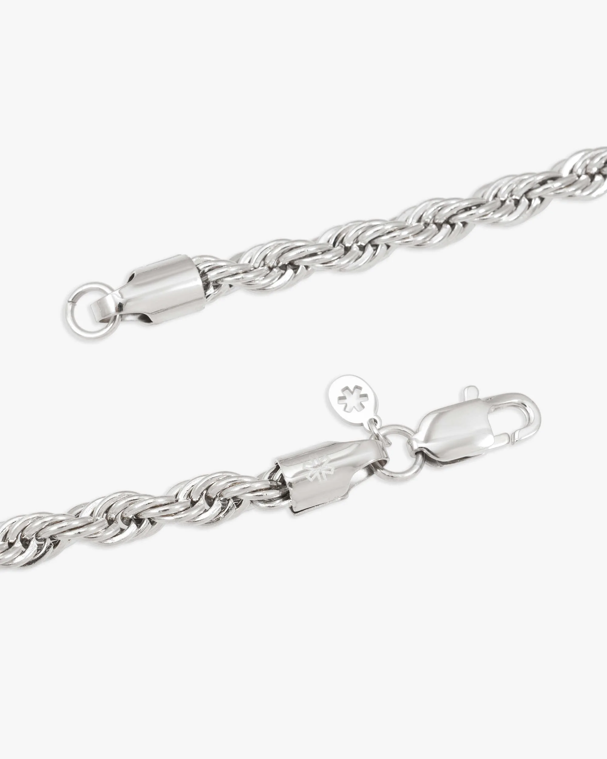 6MM Rope Chain Silver (view 6 of 6)