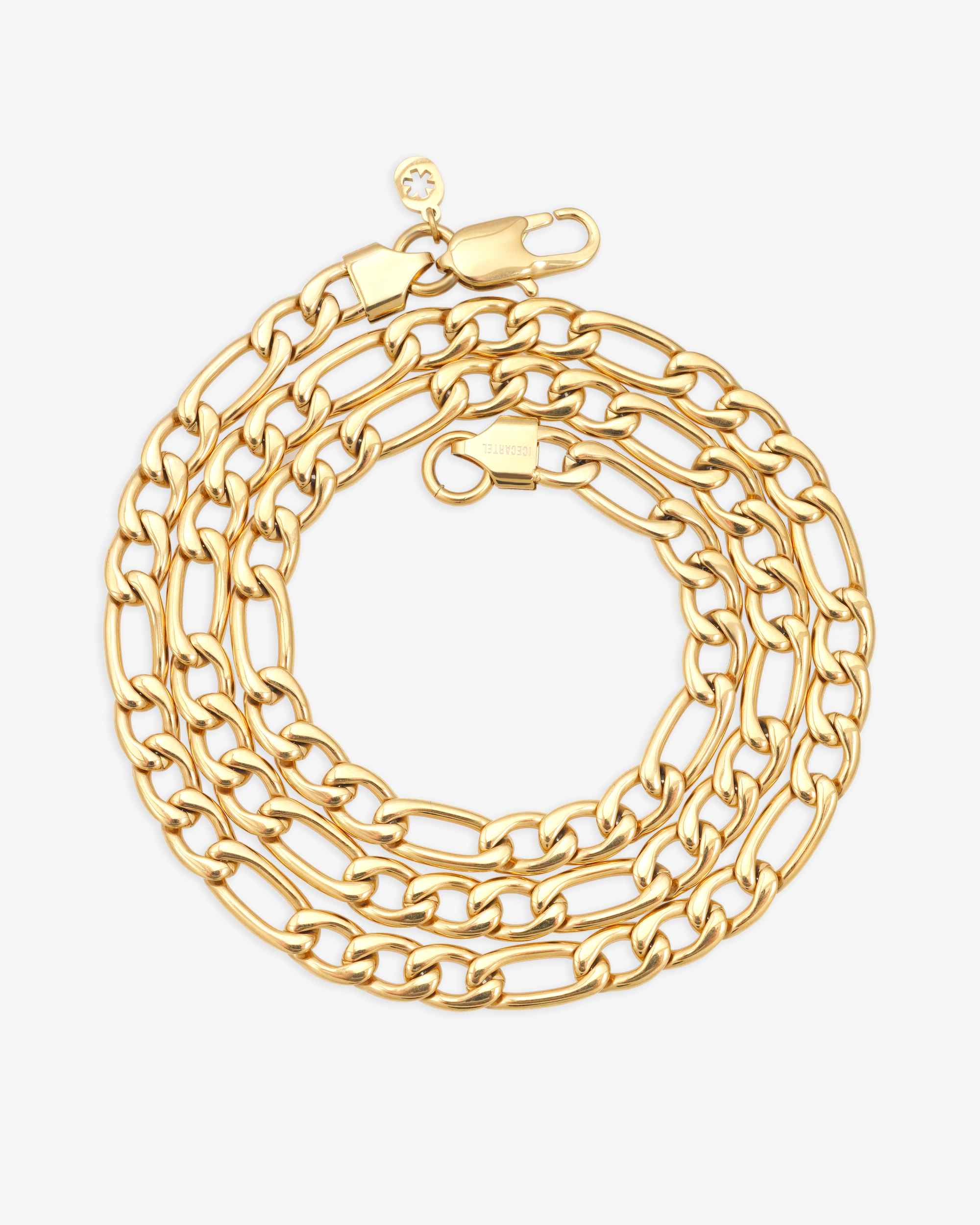 7MM Figaro Chain 14K Gold (view 4 of 4)