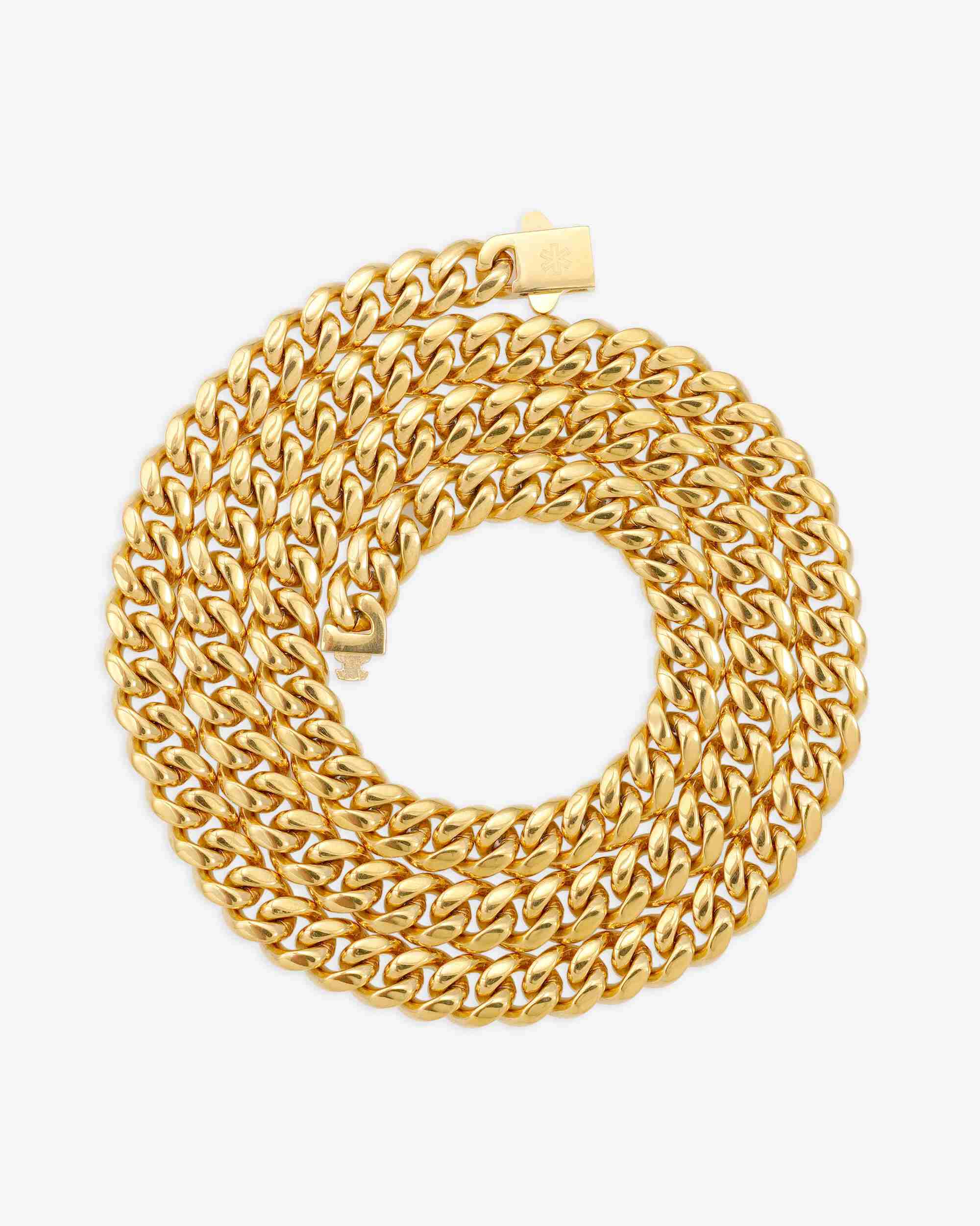 8MM Cuban Link Chain 10K Solid Gold (view 4 of 4)